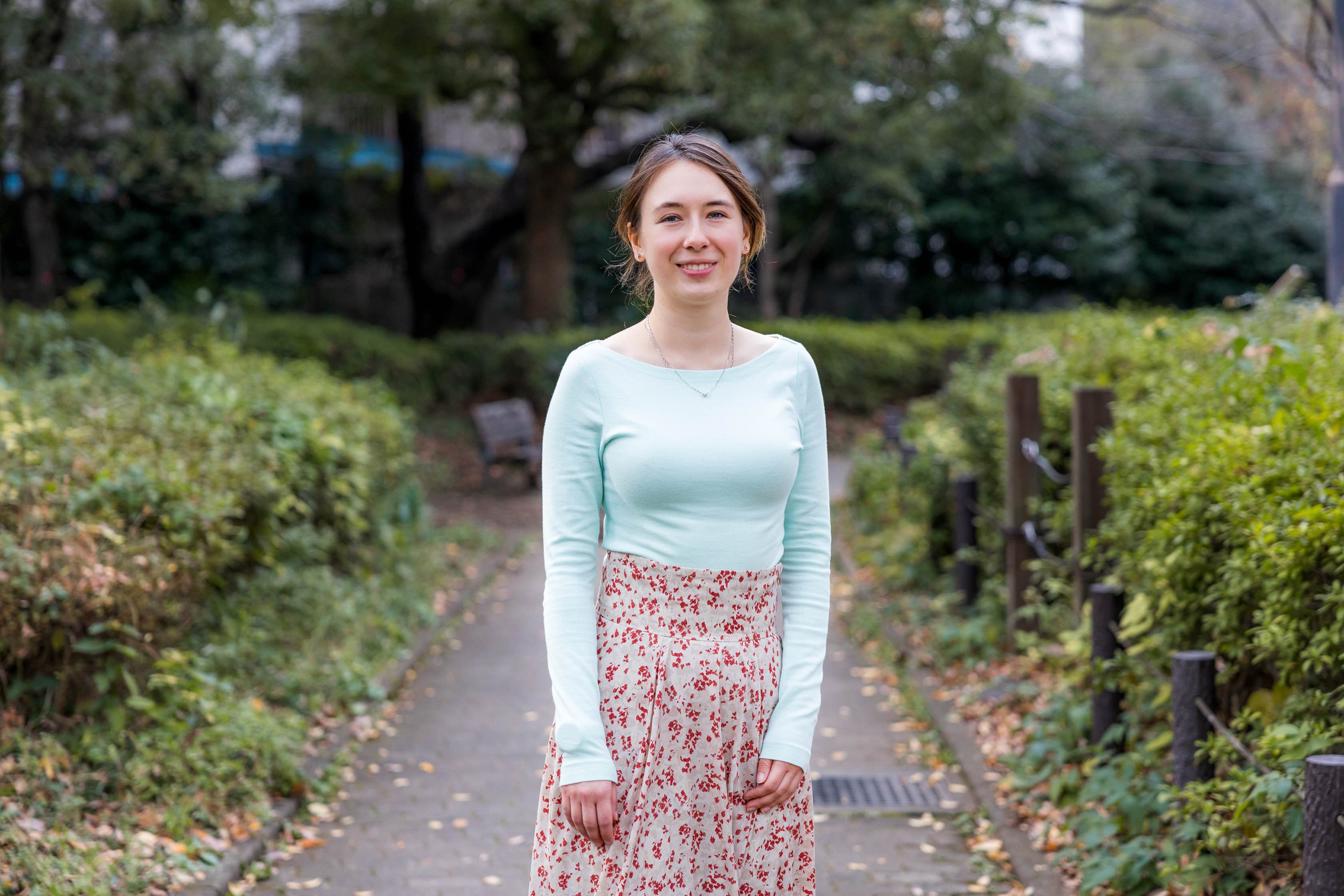 Yulia Naumenko arrived in Tokyo with her mother in March last year [Courtesy of Yulia Naumenko]