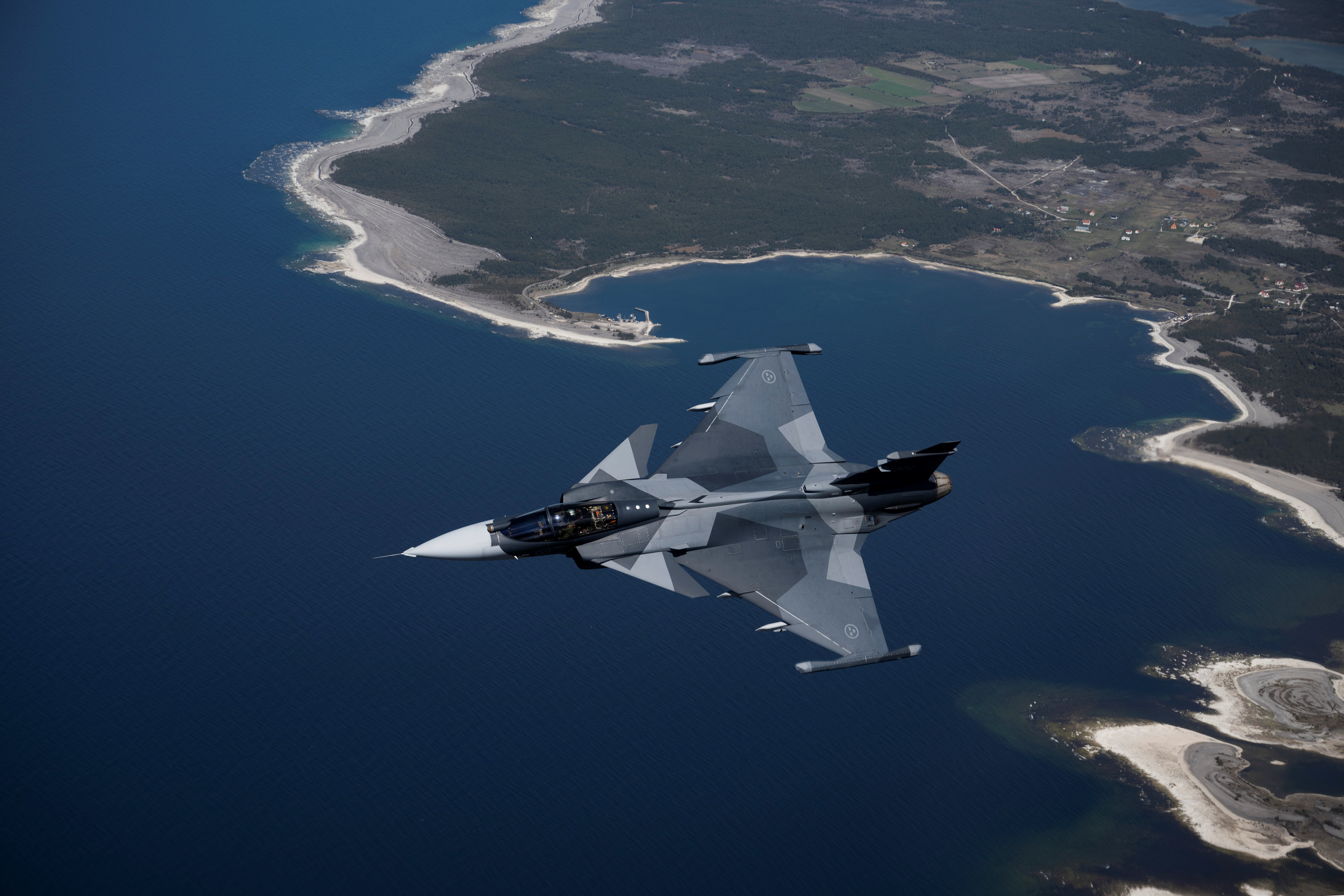 Sweden's jet fighter JAS 39 Gripen
