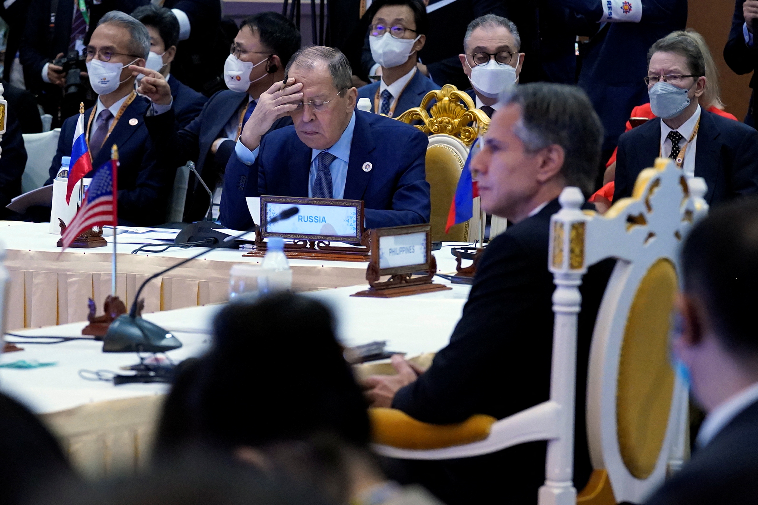 Antony Blinken and Sergey Lavrov