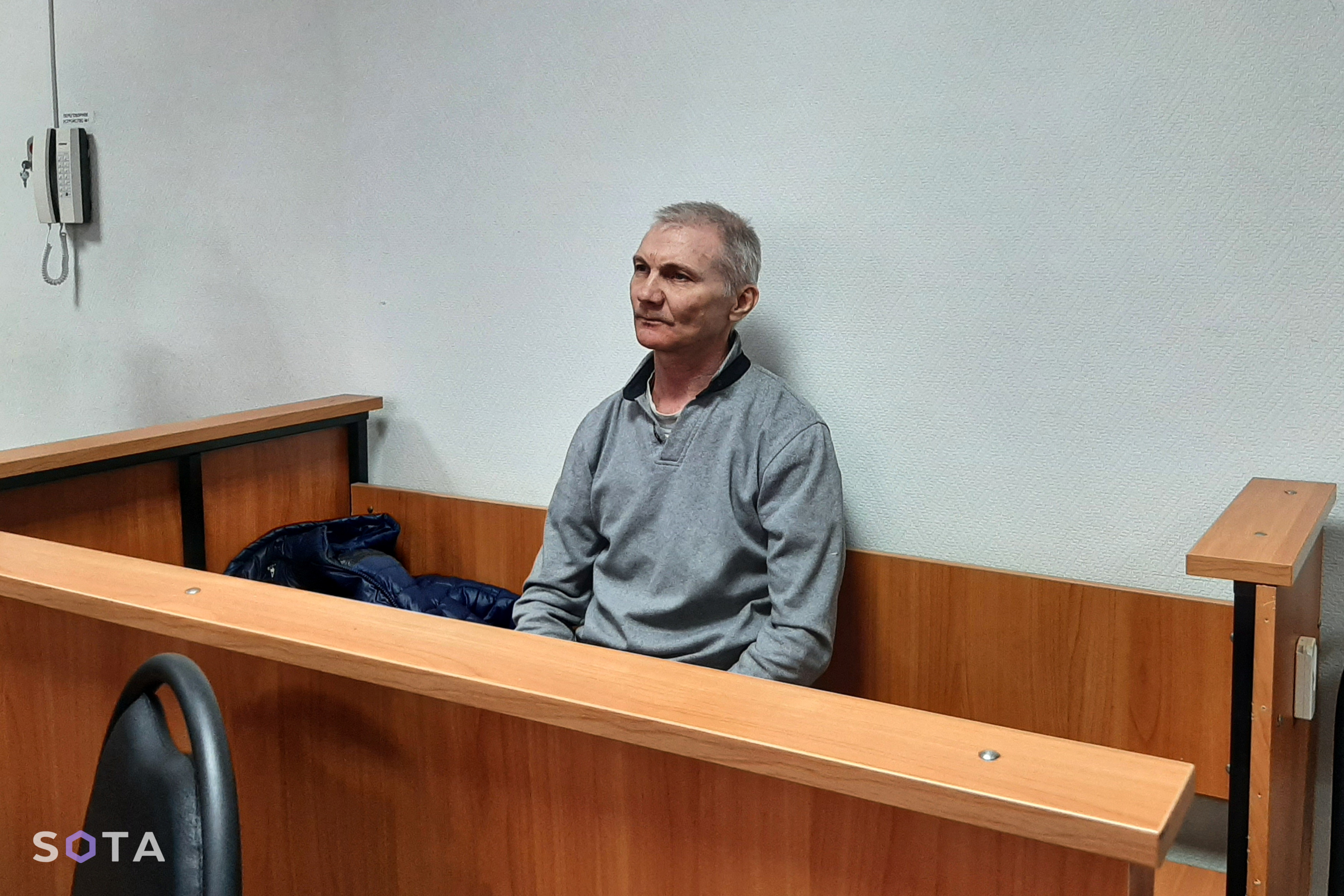 Russian citizen Alexei Moskalyov, who is accused of discrediting the country's armed forces in the course of Russia-Ukraine