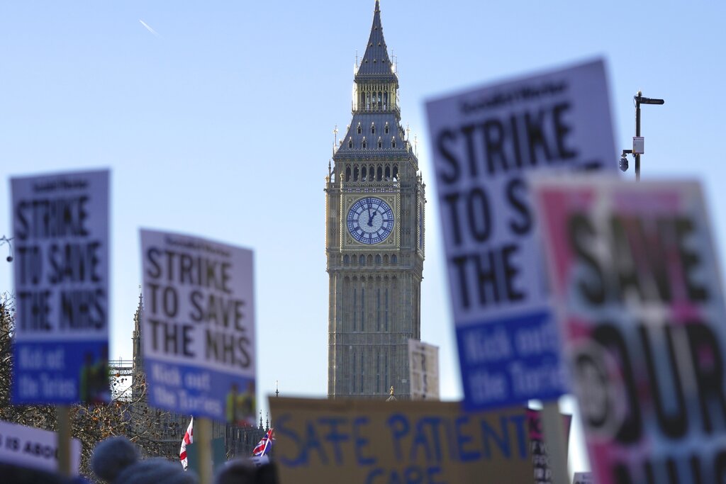 NHS protest