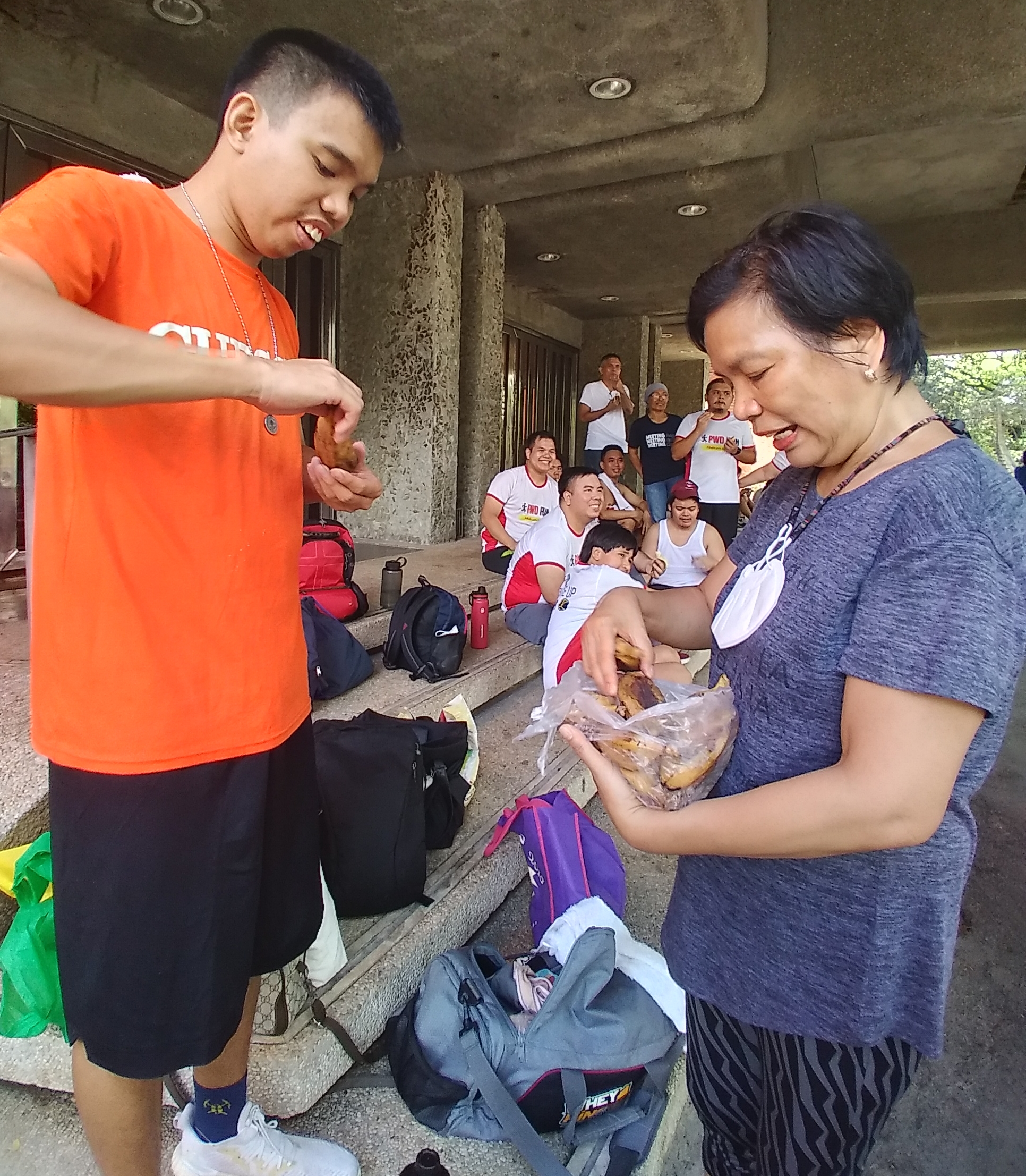 Emelie Ann Ducabo supports six members of her extended family, including her adult son Darren [Raissa Robles]