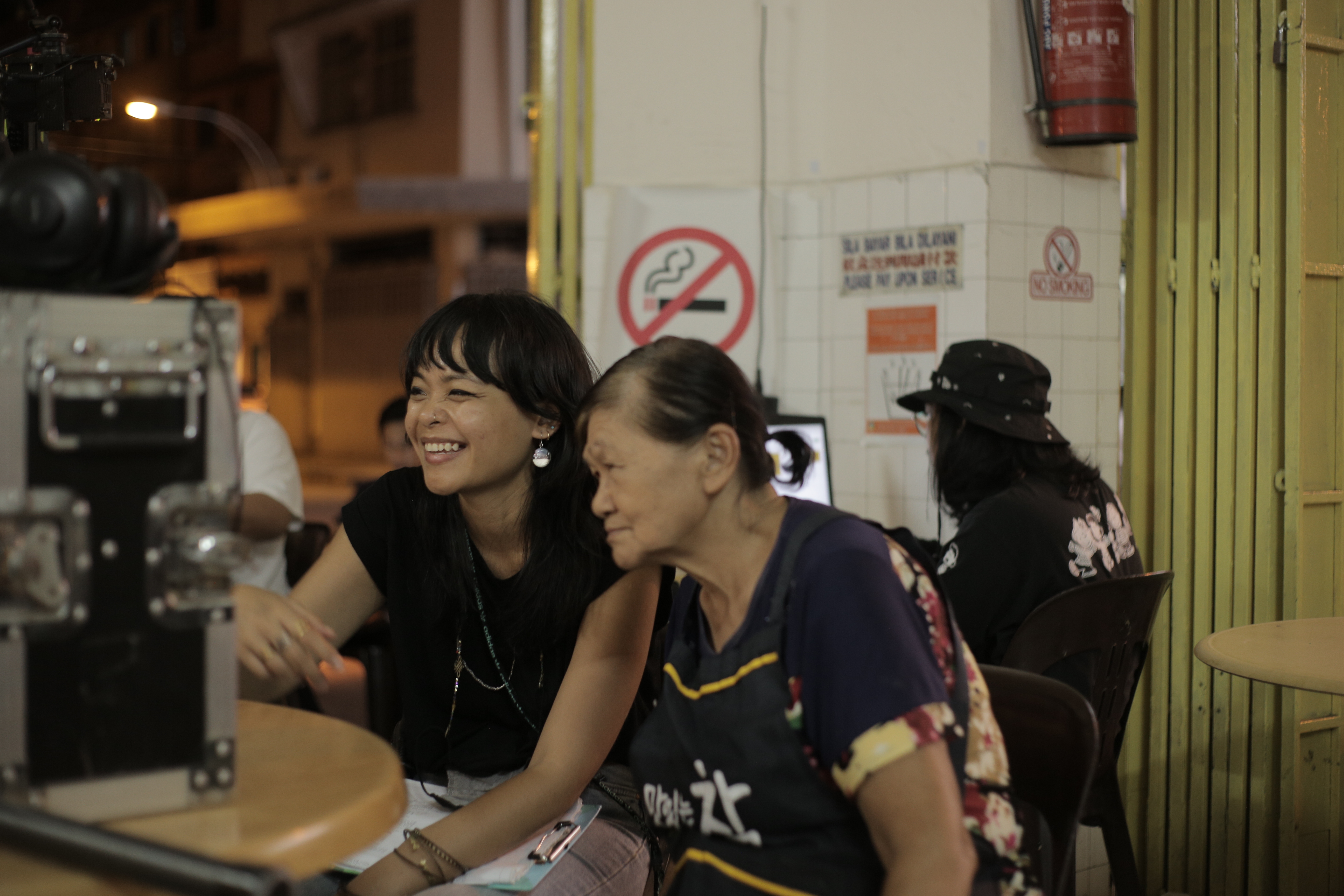 Nadira Ilana (left), an Indigenous filmmaker from the Borneo state of Sabah, told Al Jazeera she had to ‘dig my heels in the ground’ to be accepted as a Malaysian filmmaker [Courtesy of Vanessa Edna]