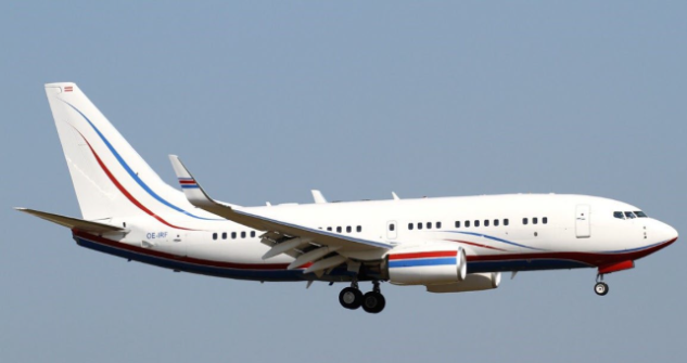 A Boeing aircraft