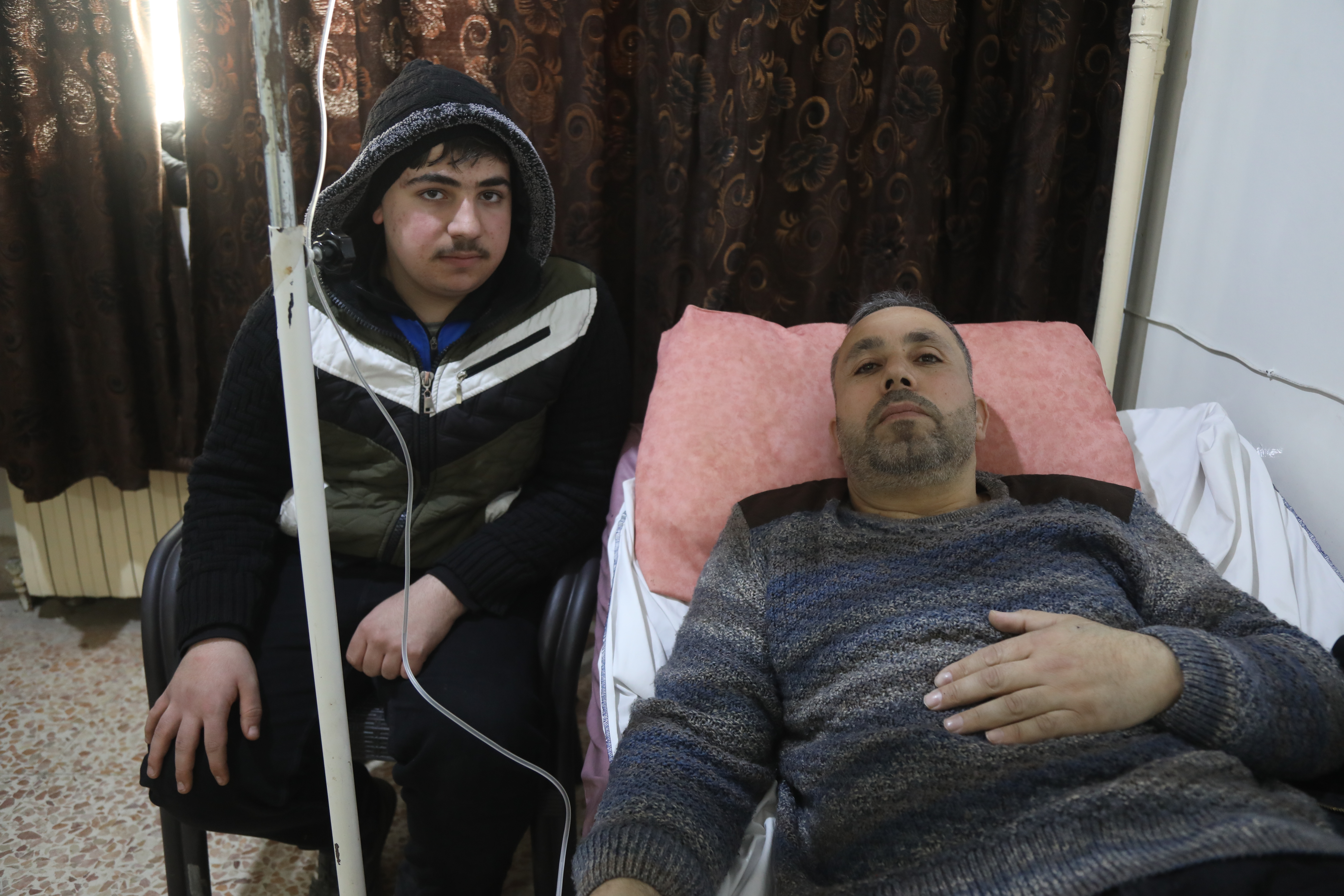 Mustafa Eid and his son Mohamed