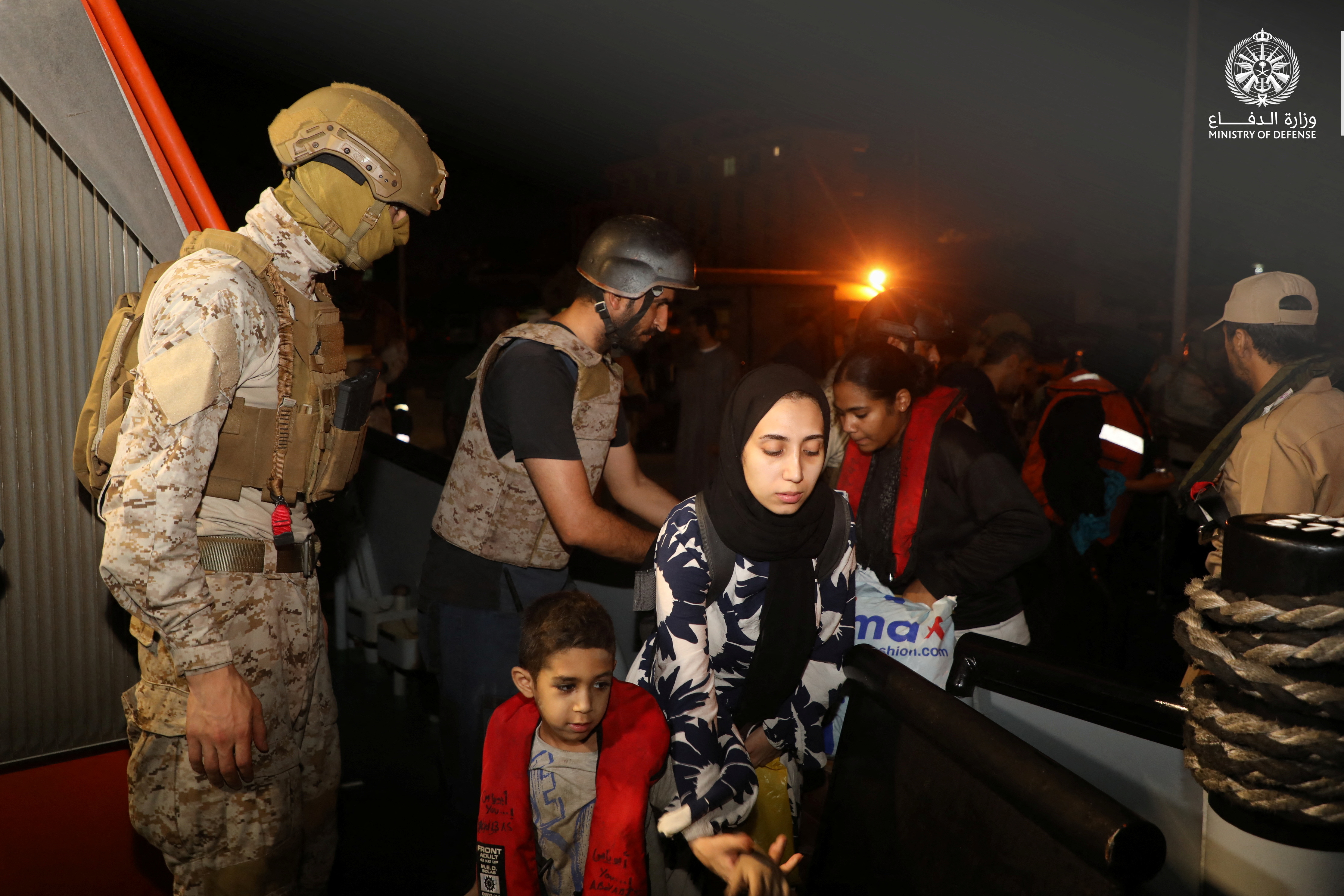 Saudi evacuations from Sudan