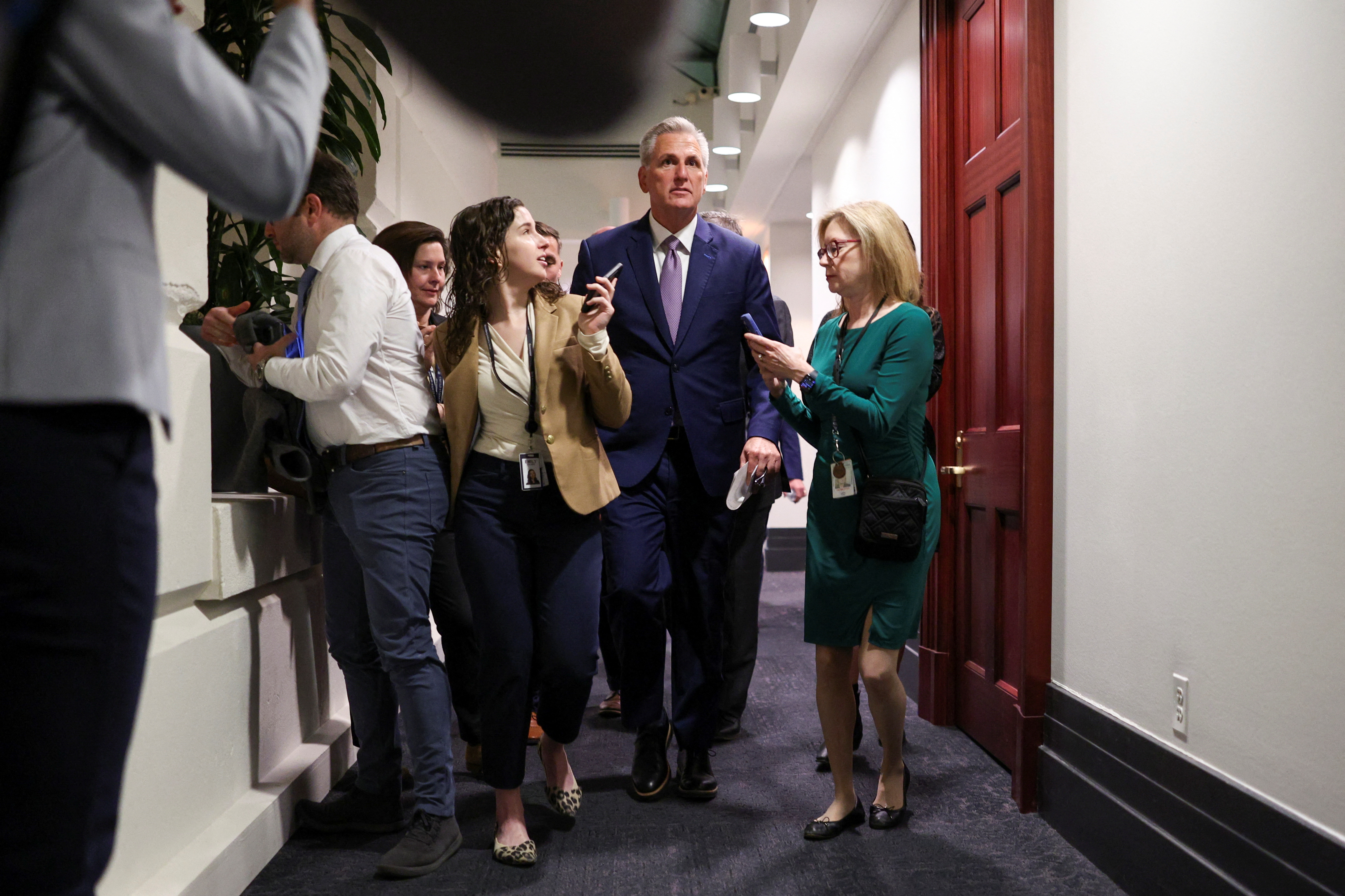 Republican House Speaker Kevin McCarthy has called on the Senate and President Joe Biden to pass a controversial bill to raise the debt ceiling
