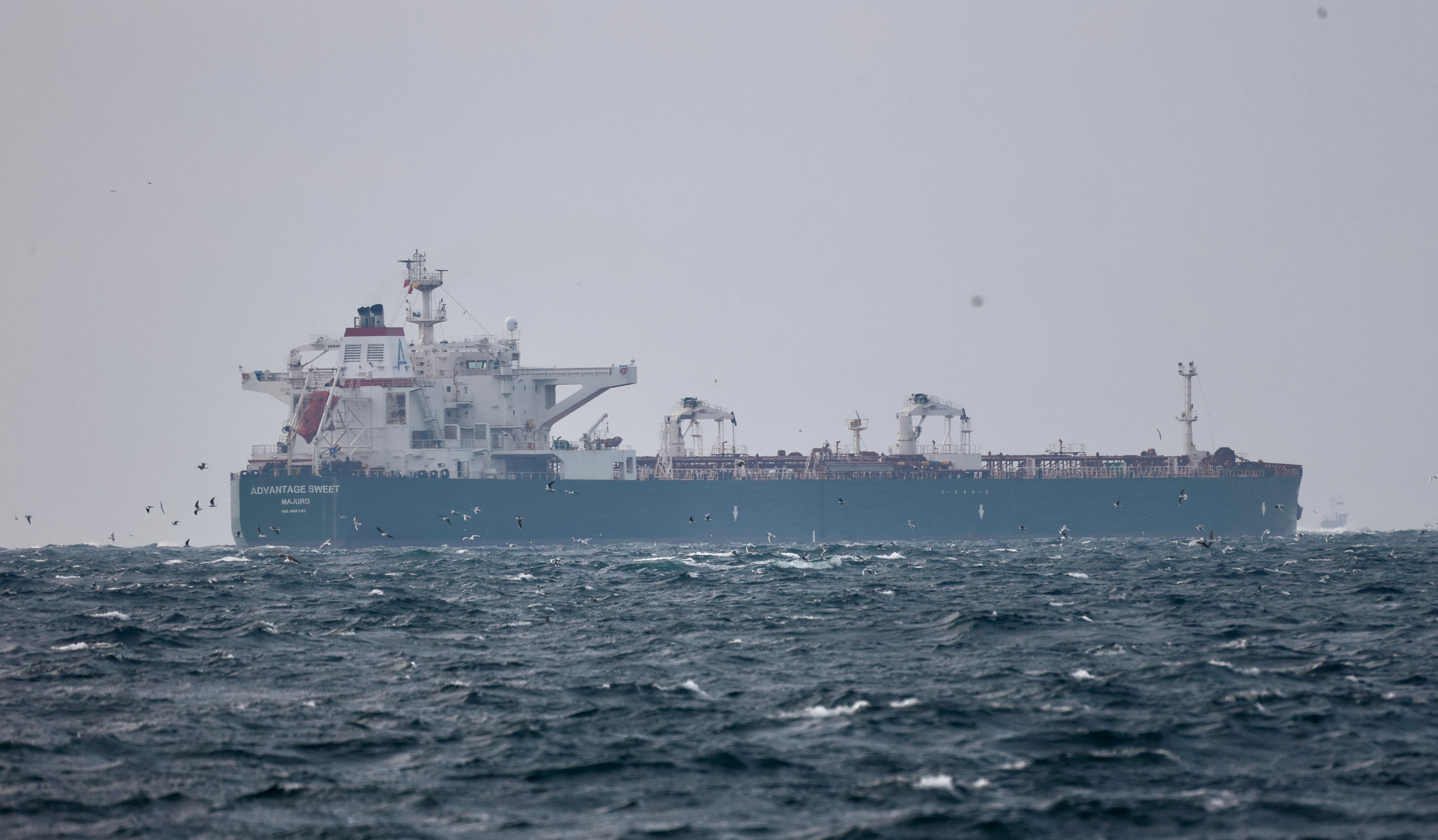Advantage Sweet oil tanker on open waters
