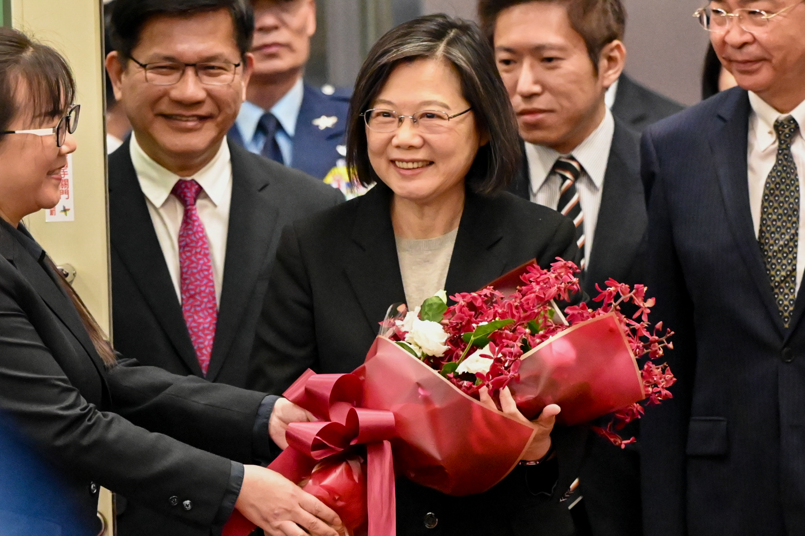 Taiwan’s President Tsai Ing-wen arrived back in Taiwan on Friday after travelling to Central America and stopping off in the US on the way there and the way back