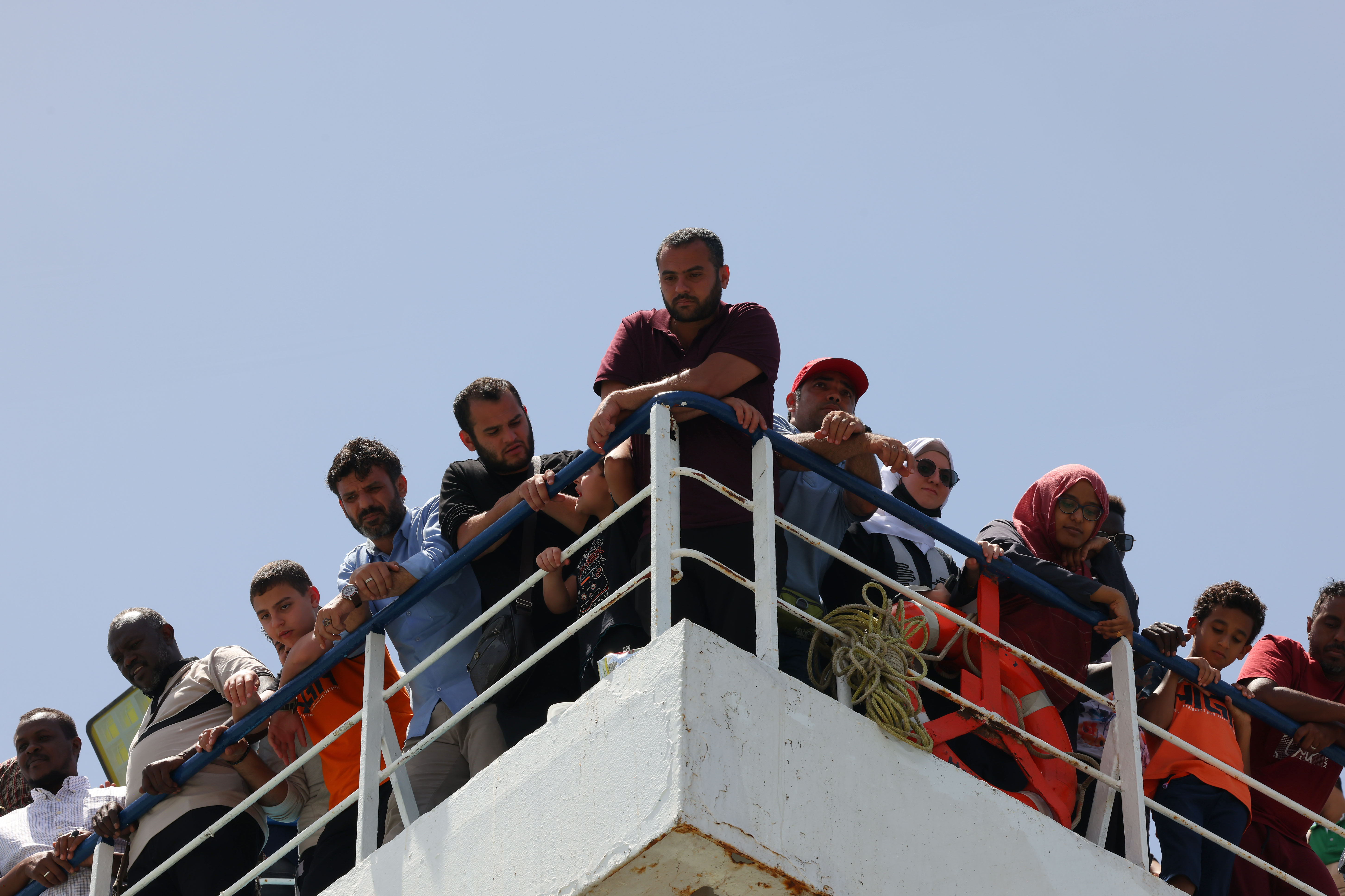 Sudan evacuees in Jeddah
