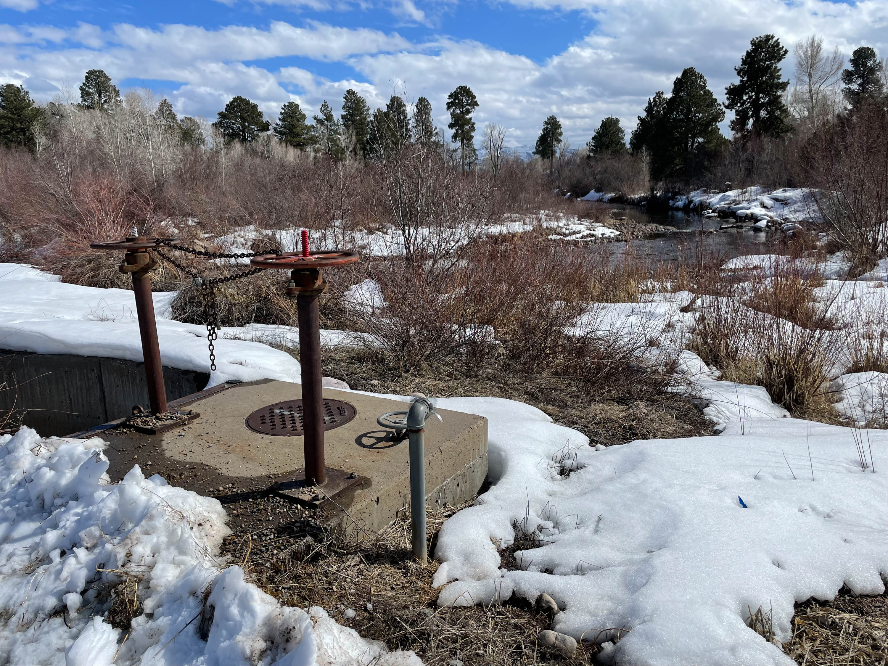 A view of Southern Ute, Colorado, US