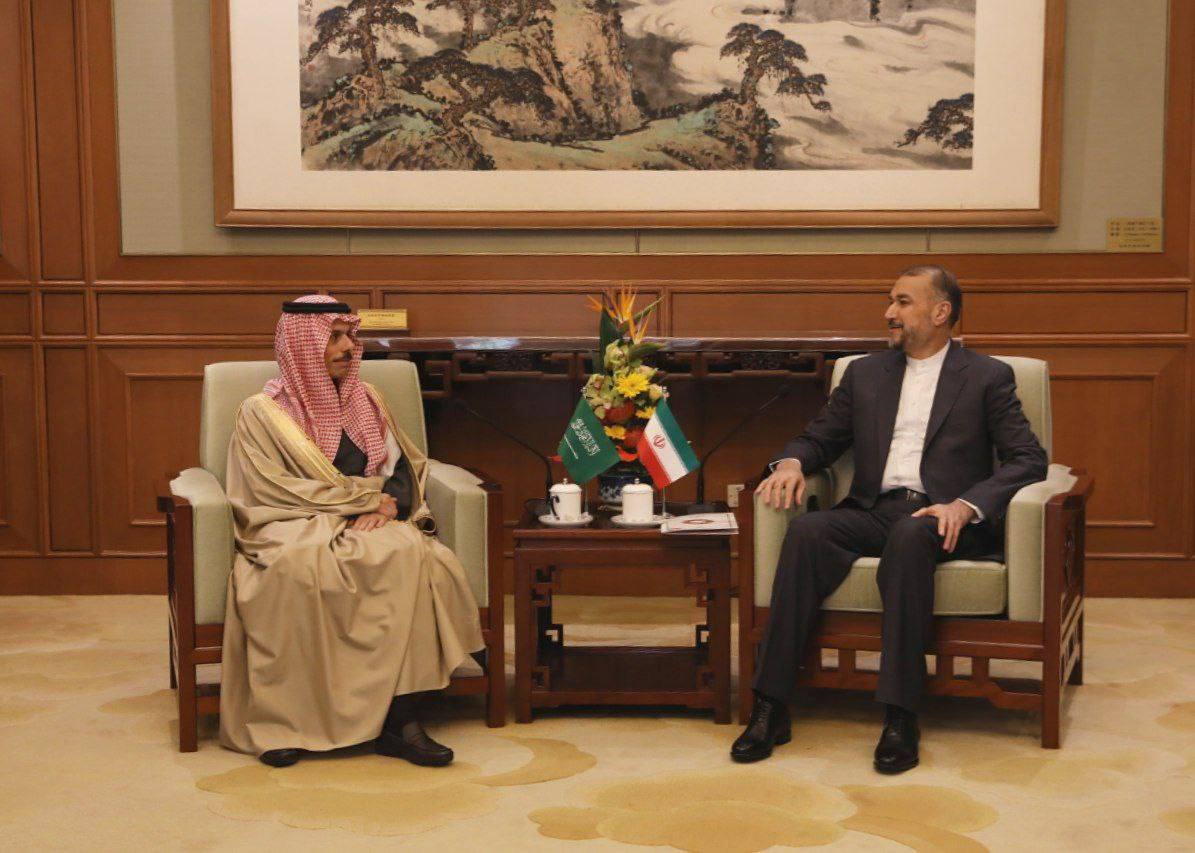 The foreign ministers of Iran and Saudi Arabia