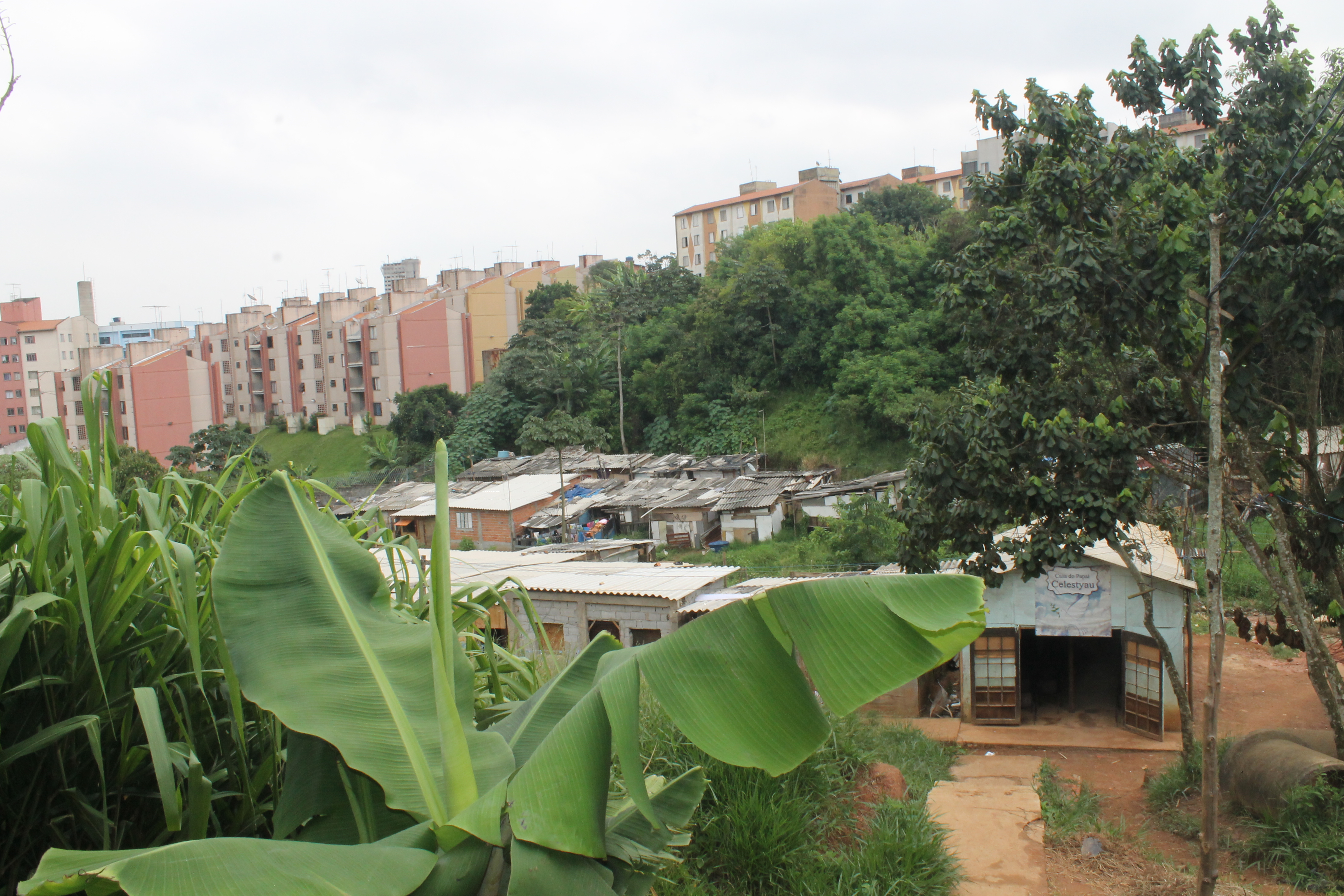 A view of some of the structures that make up ‘Veneza City’