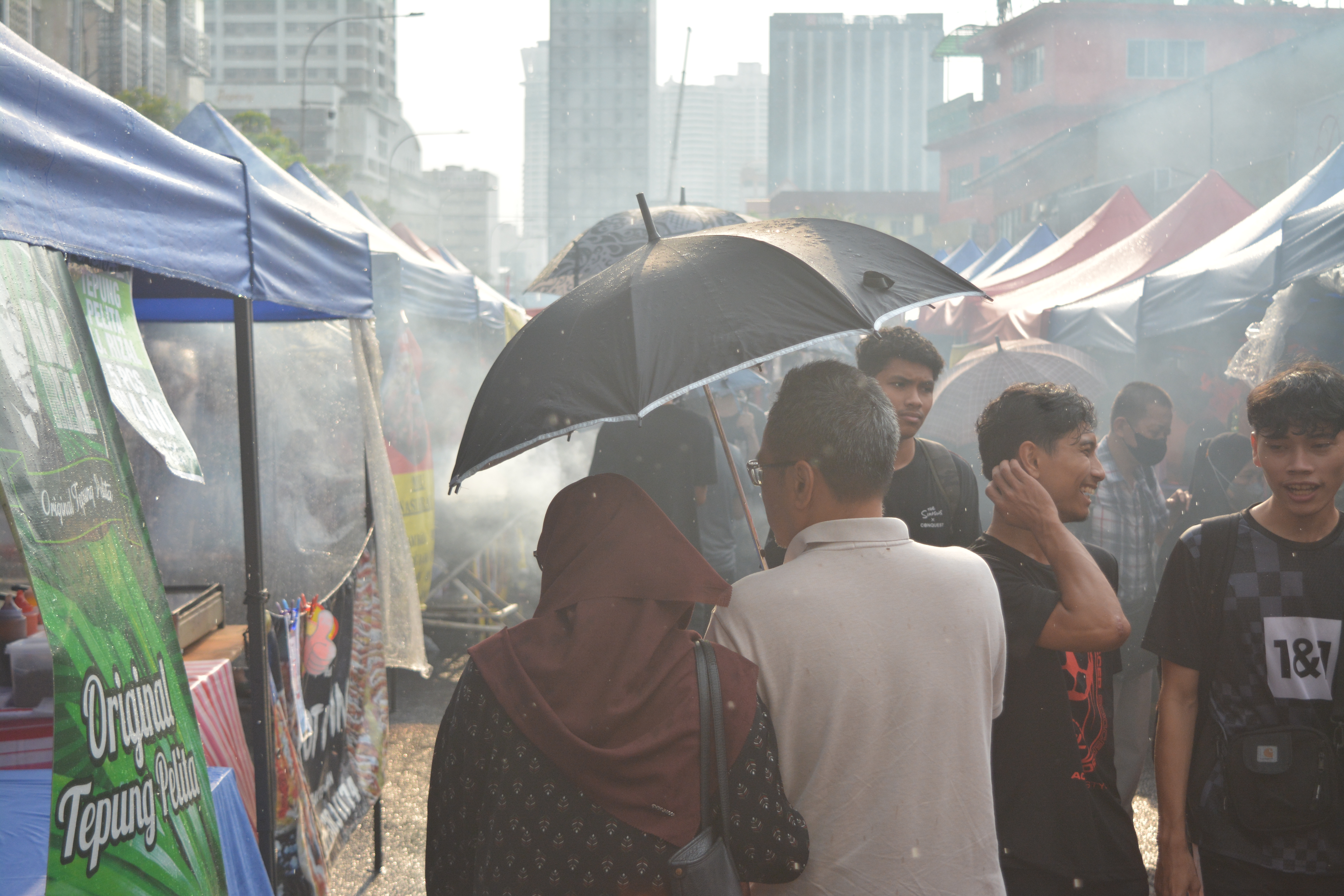 Ramadan food markets in Malaysia.