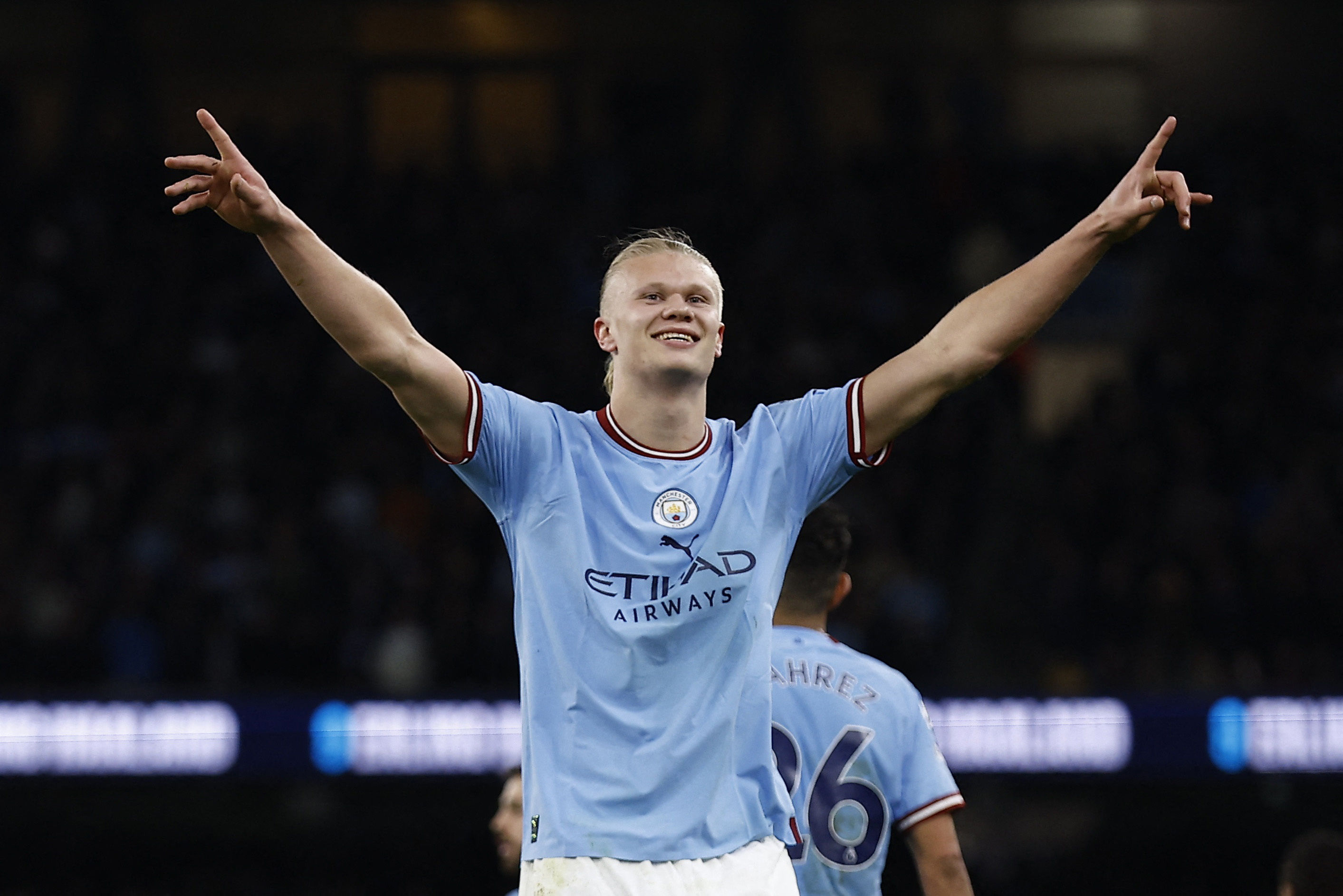 haaland celebrating