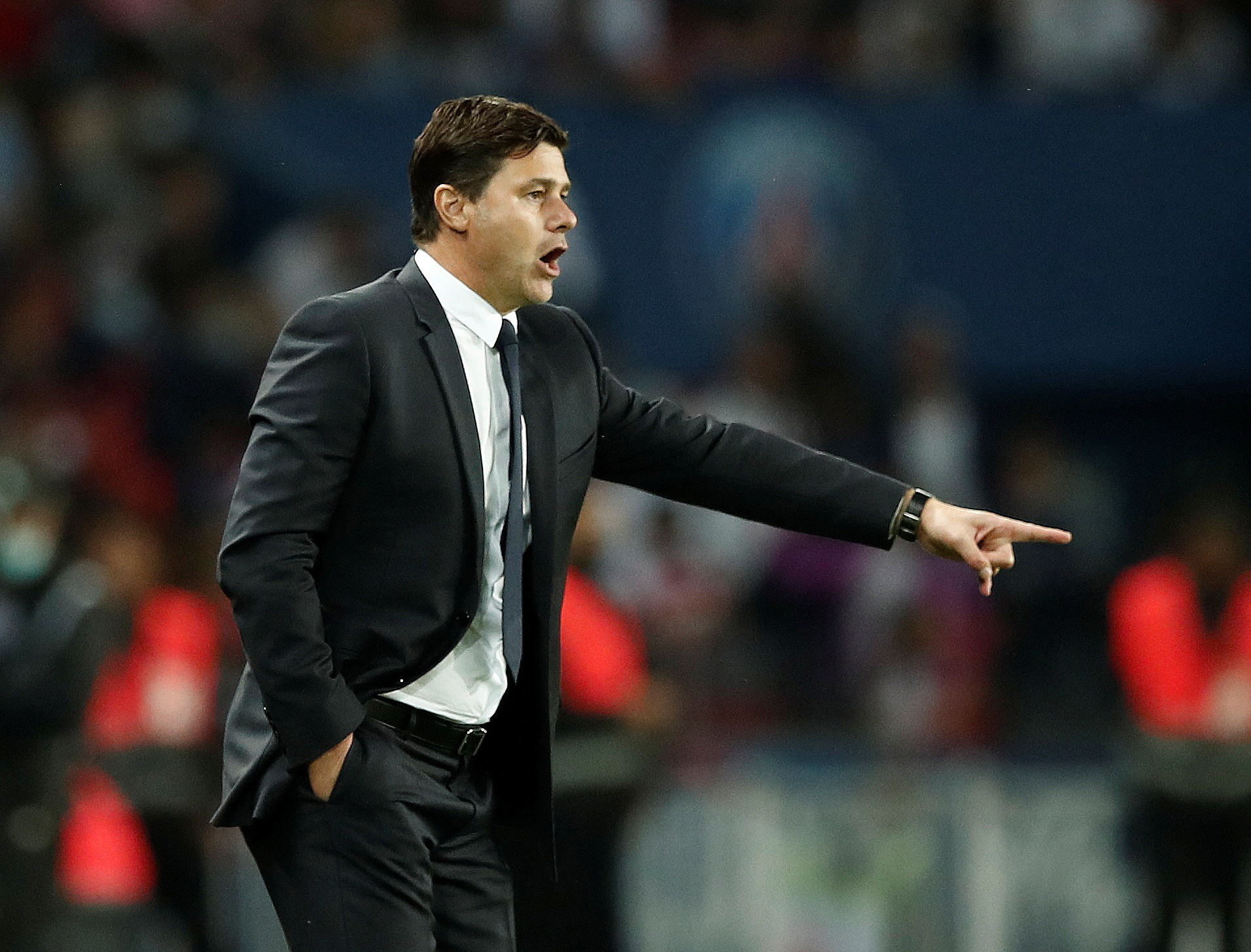 Mauricio Pochettino in 2021 when he managed PSG