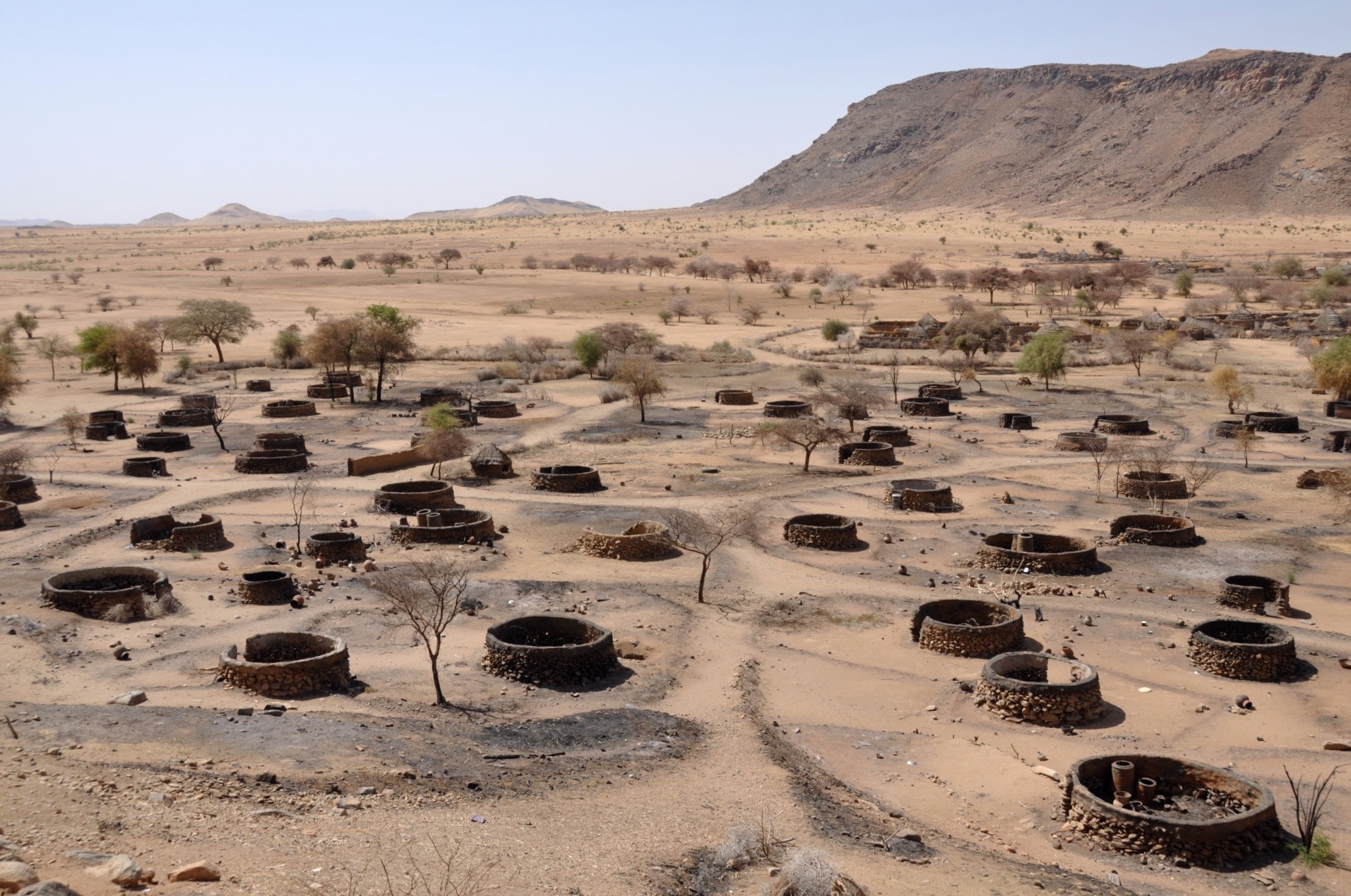 Tukumare village in North Darfur, shortly after it was destroyed in 2011