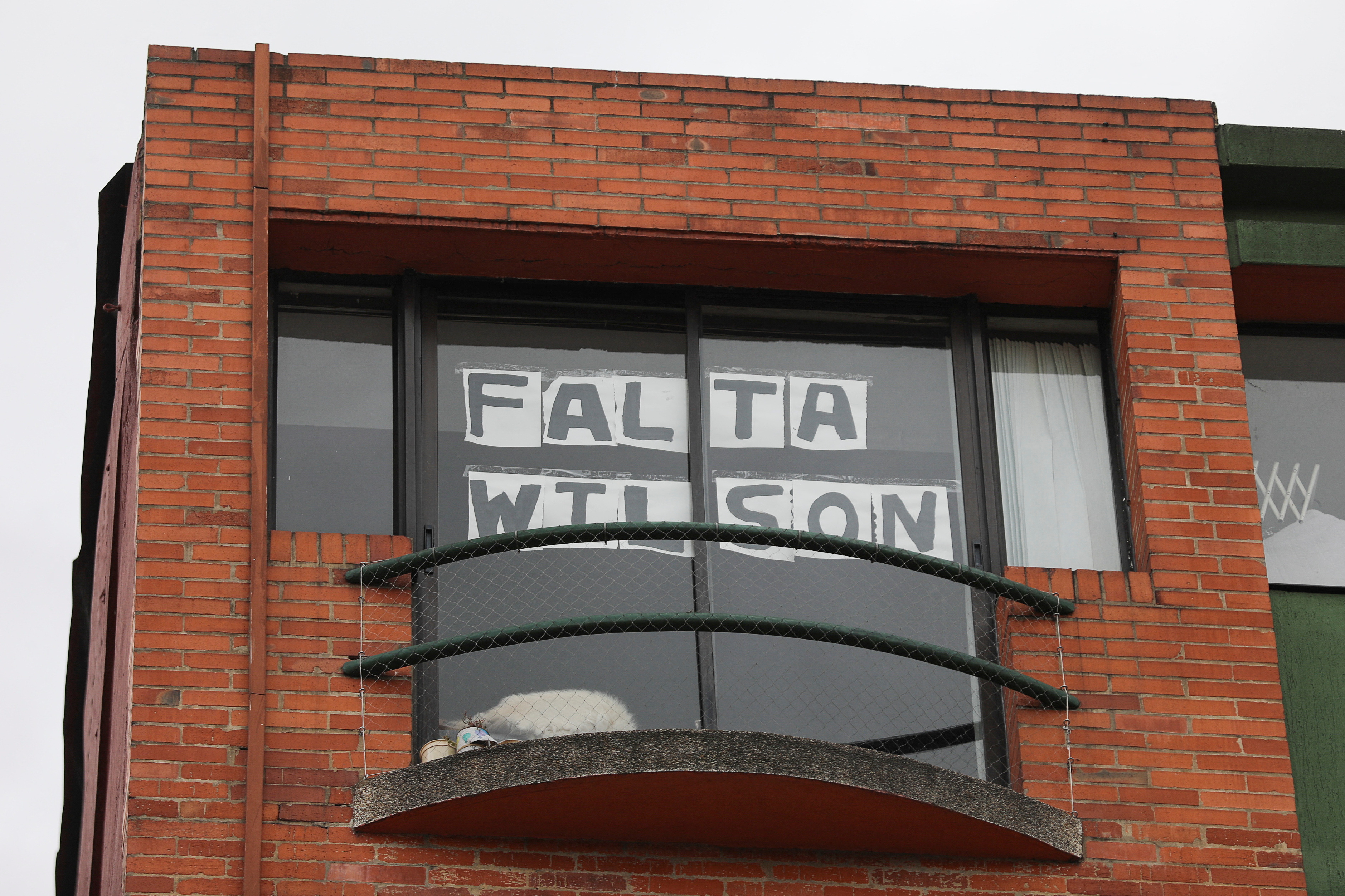 Members of the Colombian public have offered support for the search, posting messages like ‘Falta Wilson’ or ‘Missing Wilson’