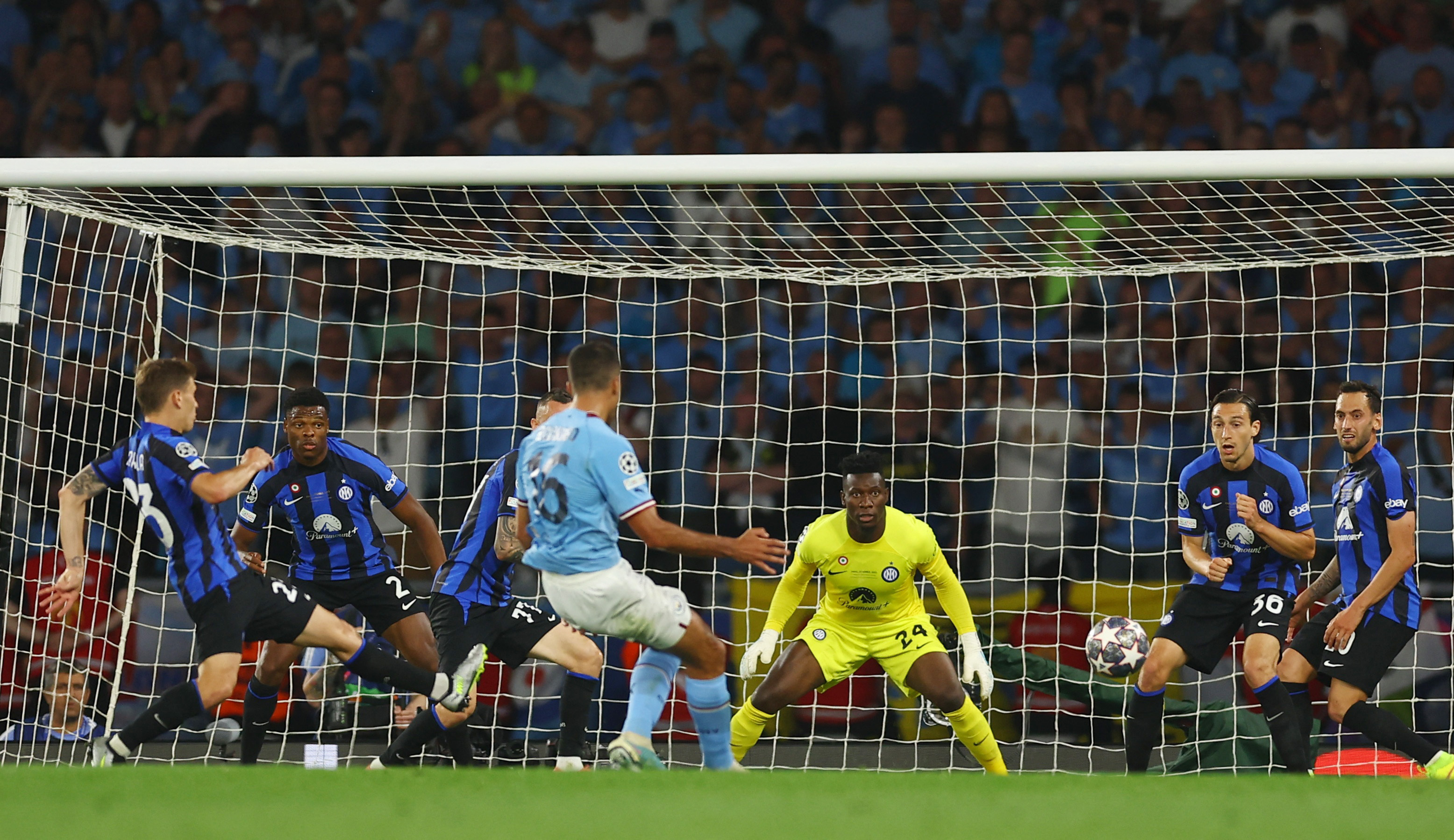 Rodrigo scores