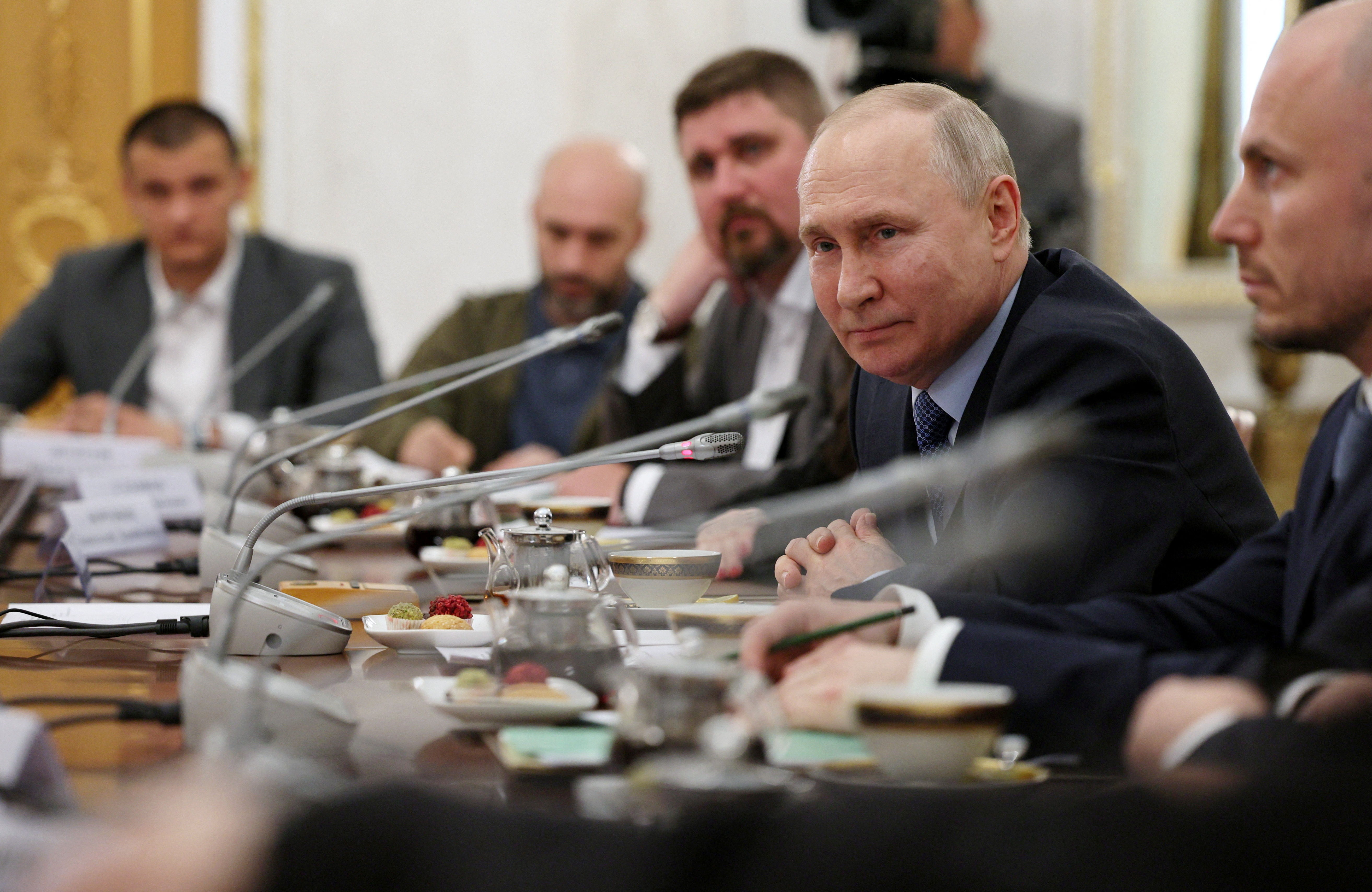 Russian President Vladimir Putin said his country’s goals in Ukraine might evolve with the situation