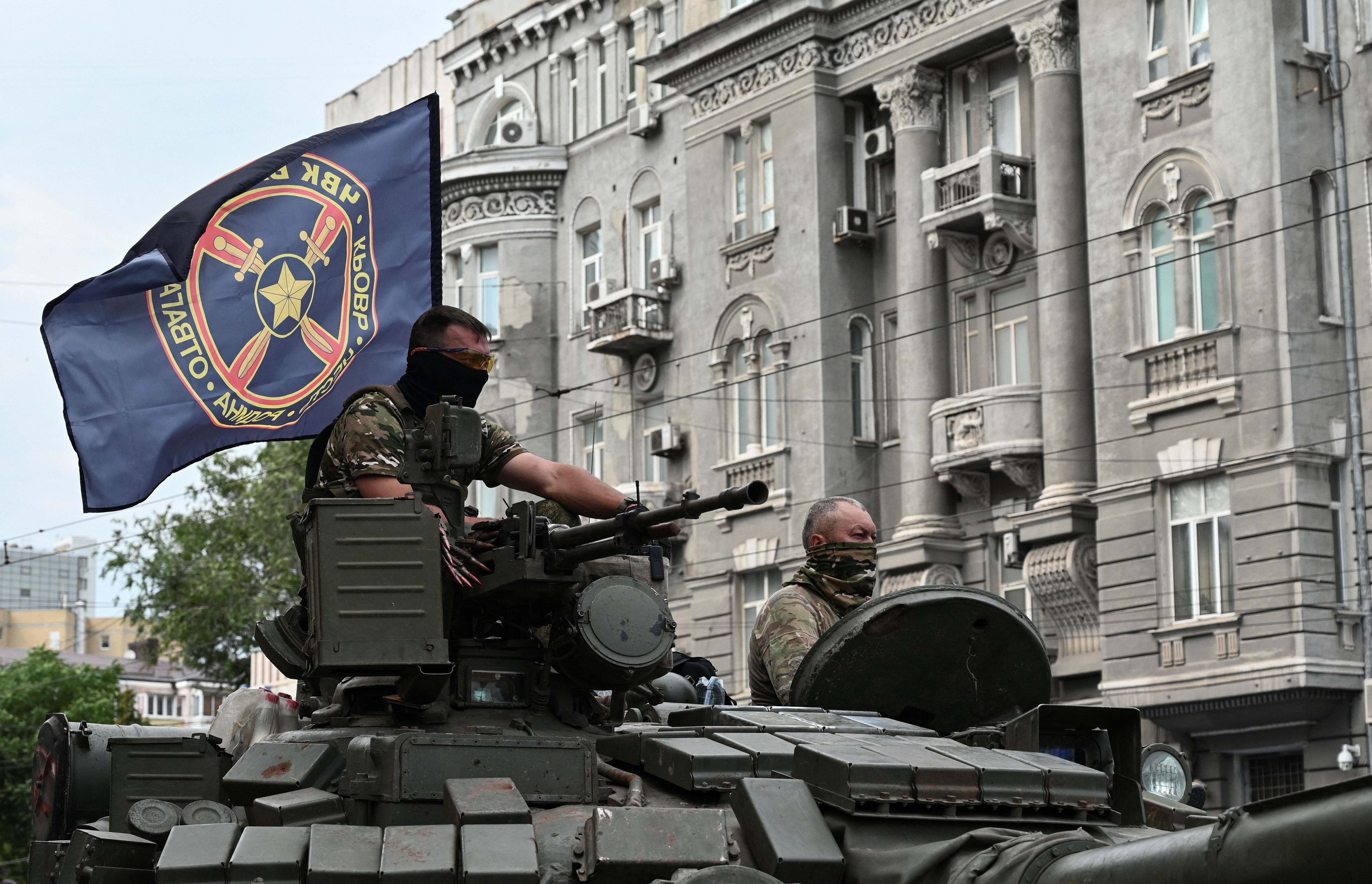 Fighters of Wagner private mercenary group