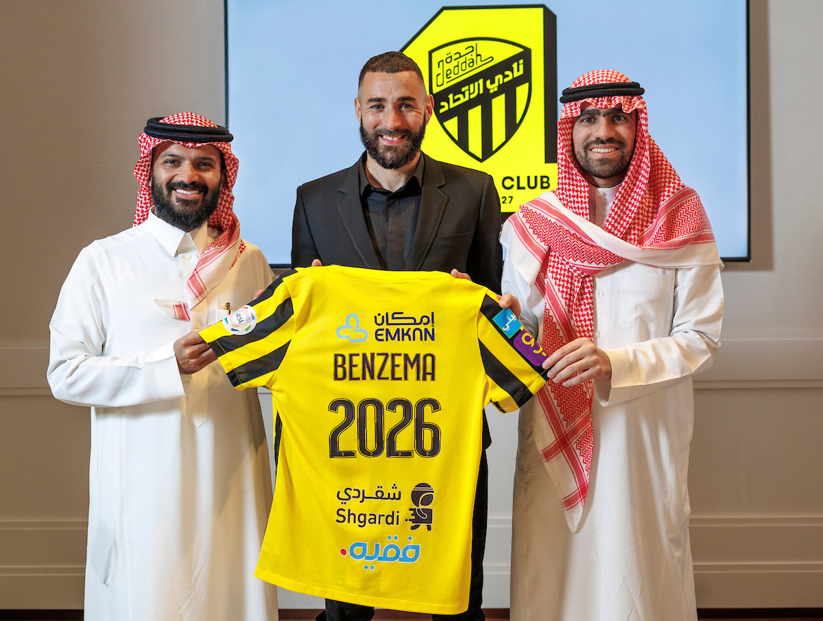 Karim Benzema signs for Saudi club Al Ittihad [Handout via Al Ittihad]