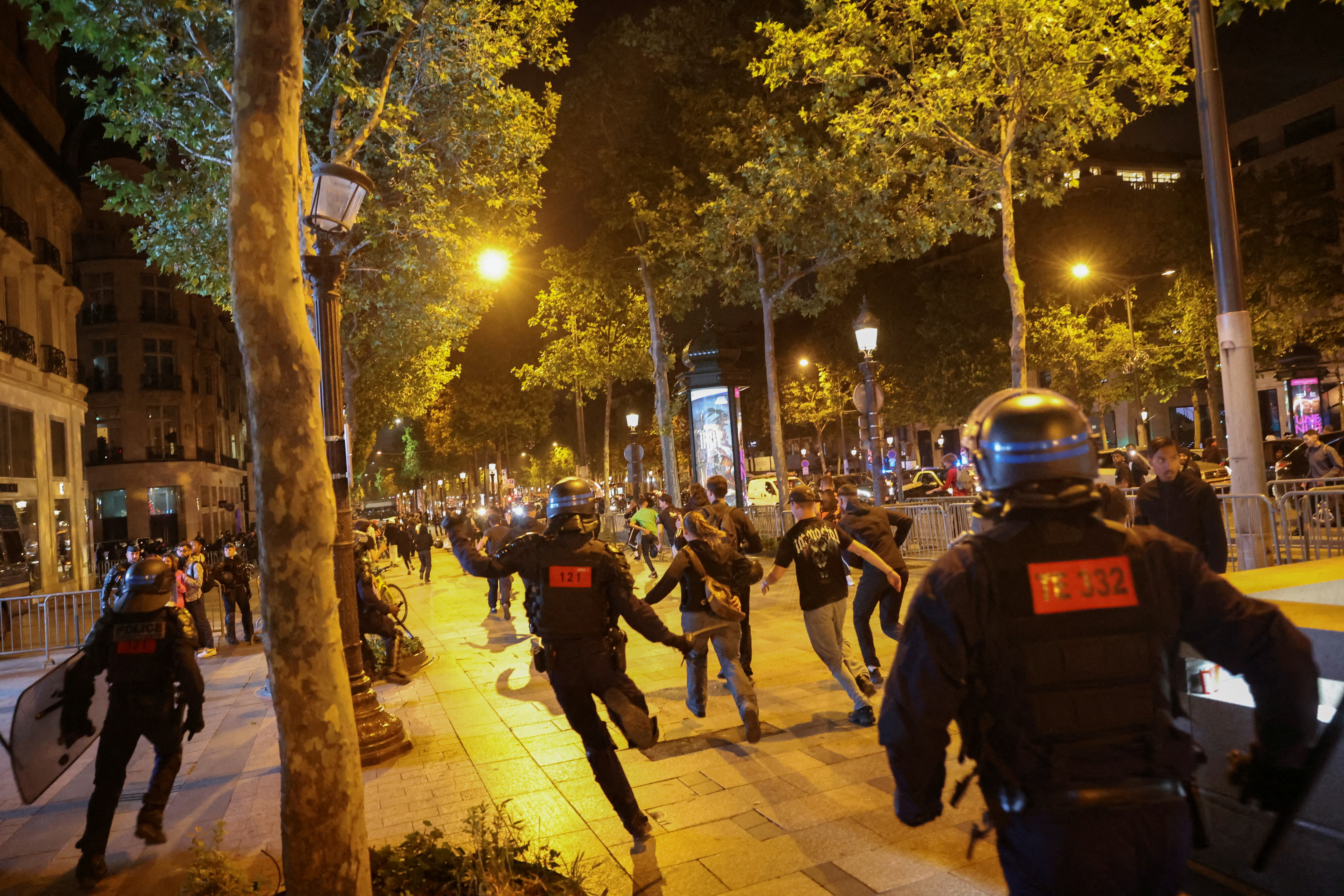Protests in Paris