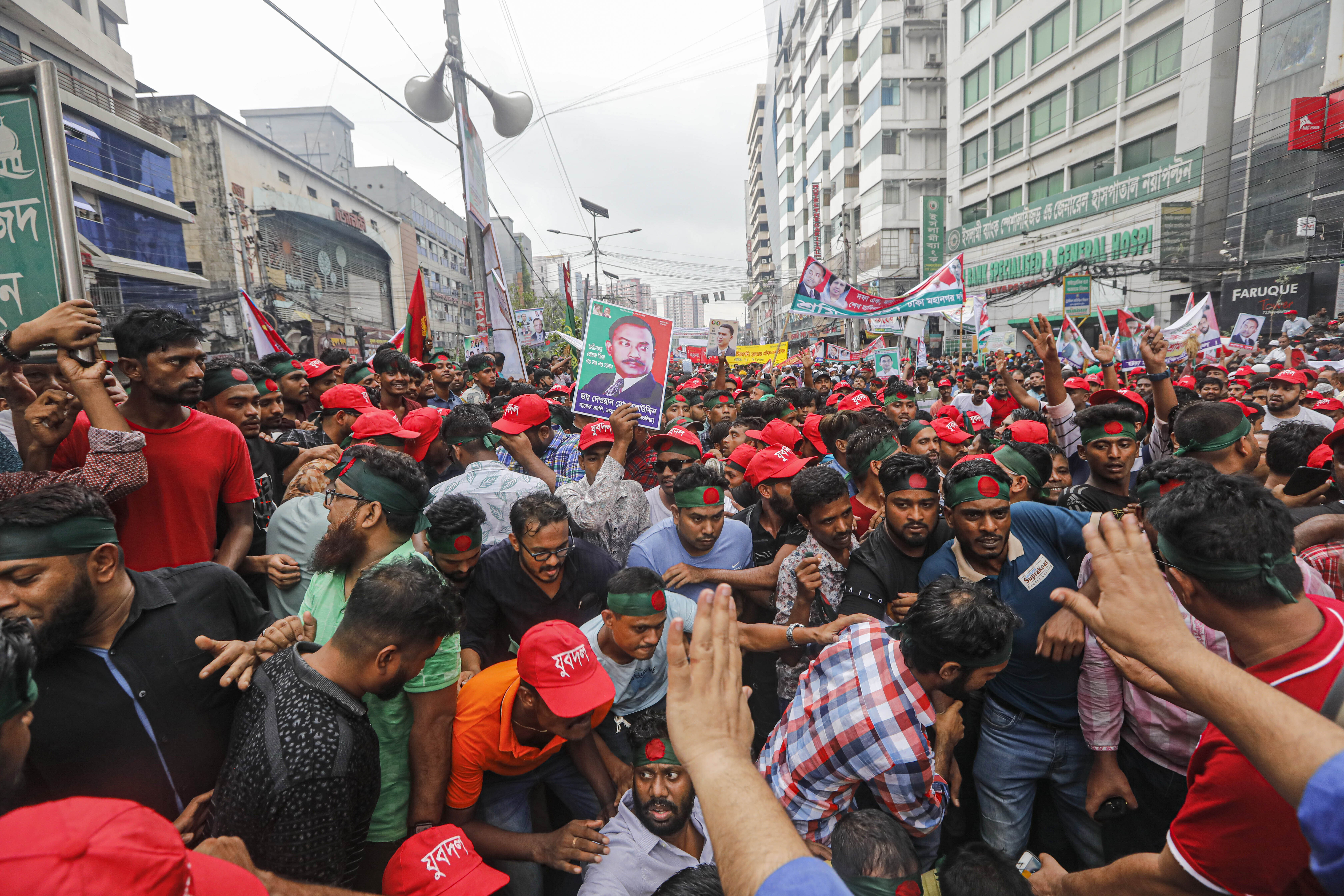 BNP said its marches came under attack in Dhaka and 16 other places