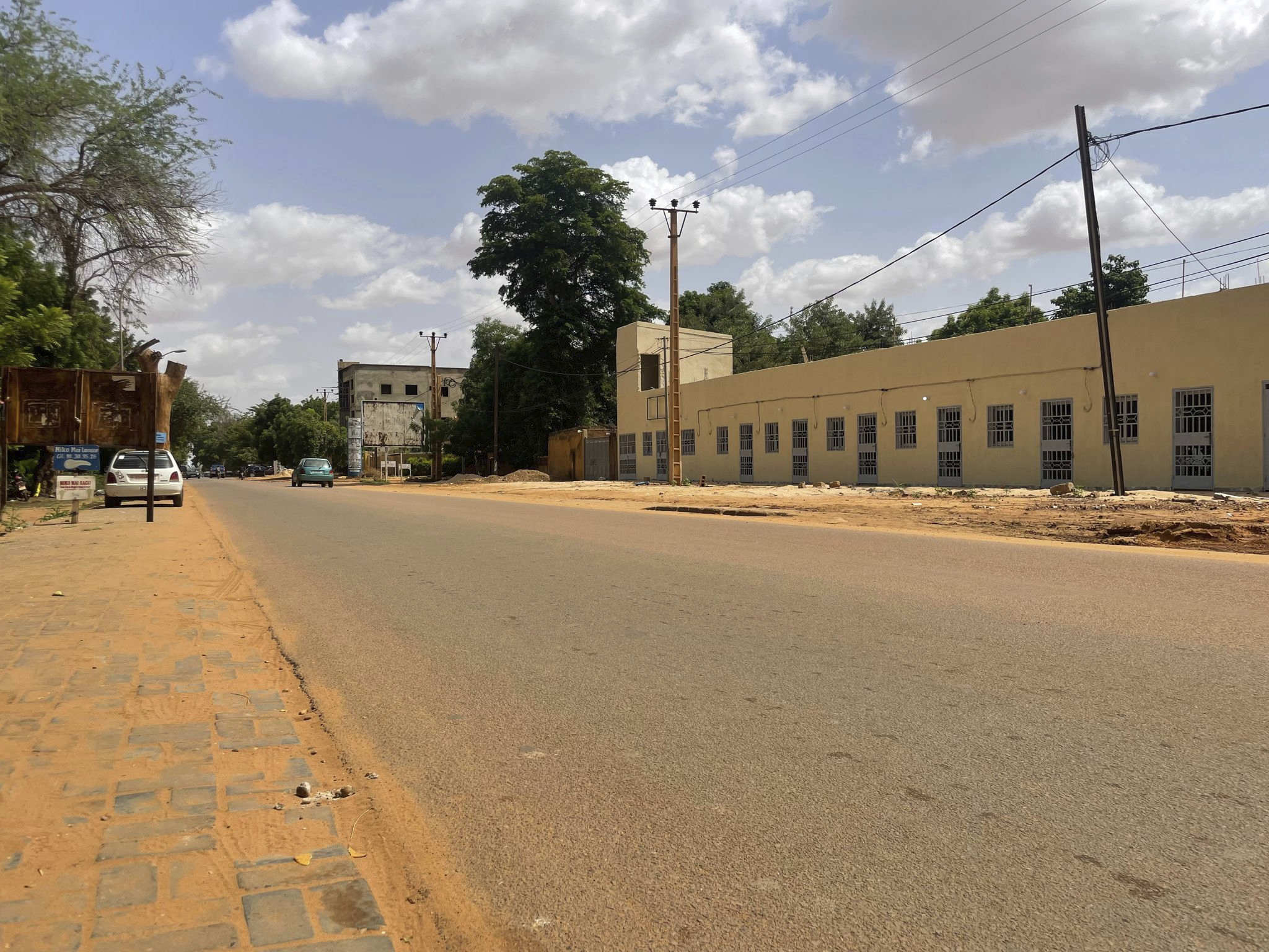 Streets in Niamey are deserted as members of the presidential guard moved against President Mohamed Bazoum on Wednesday