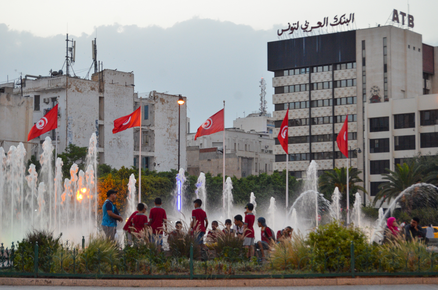 Temperatures reached 45C (113F) in Tunis on Sunday, July 23