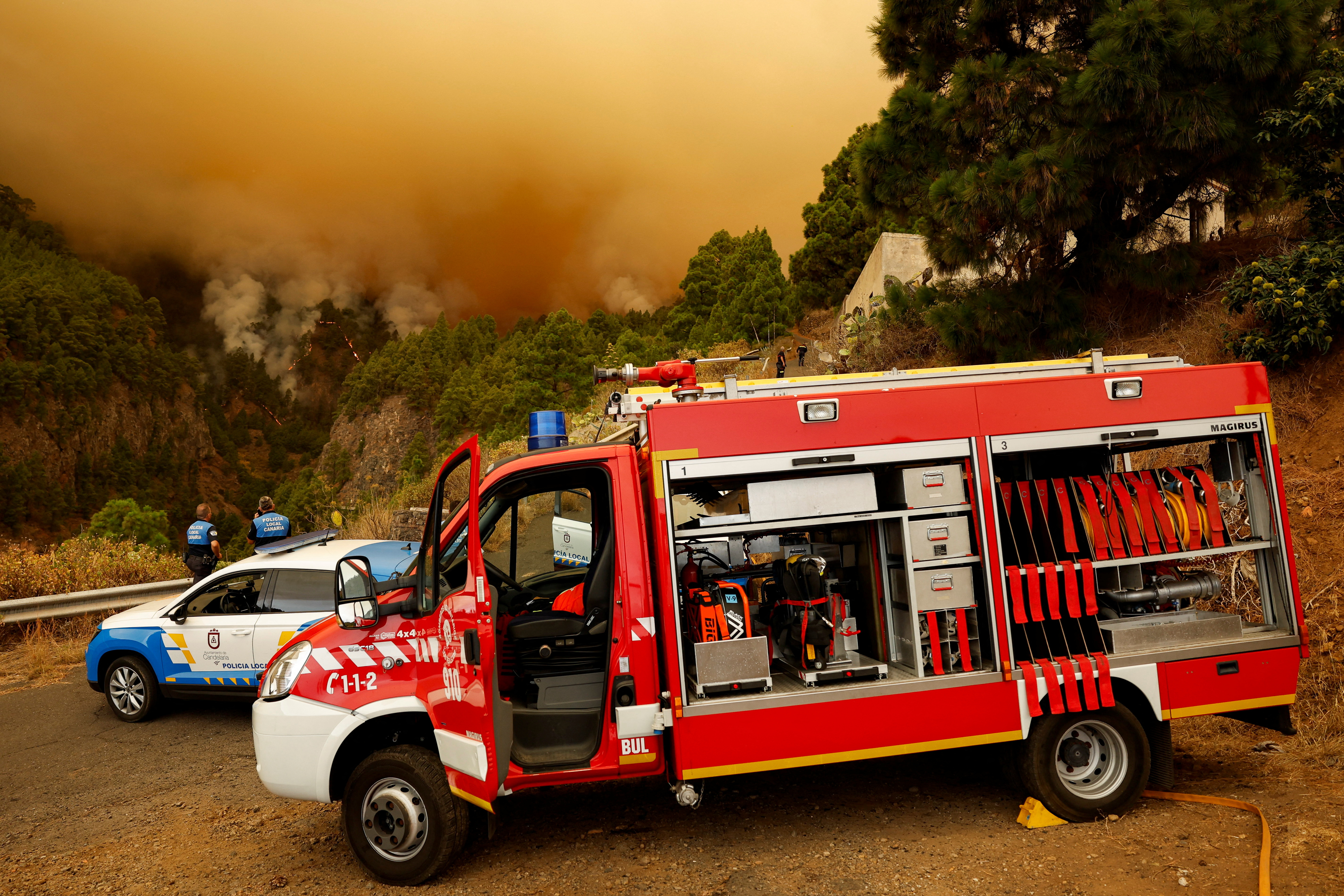 Tenerife wildfire