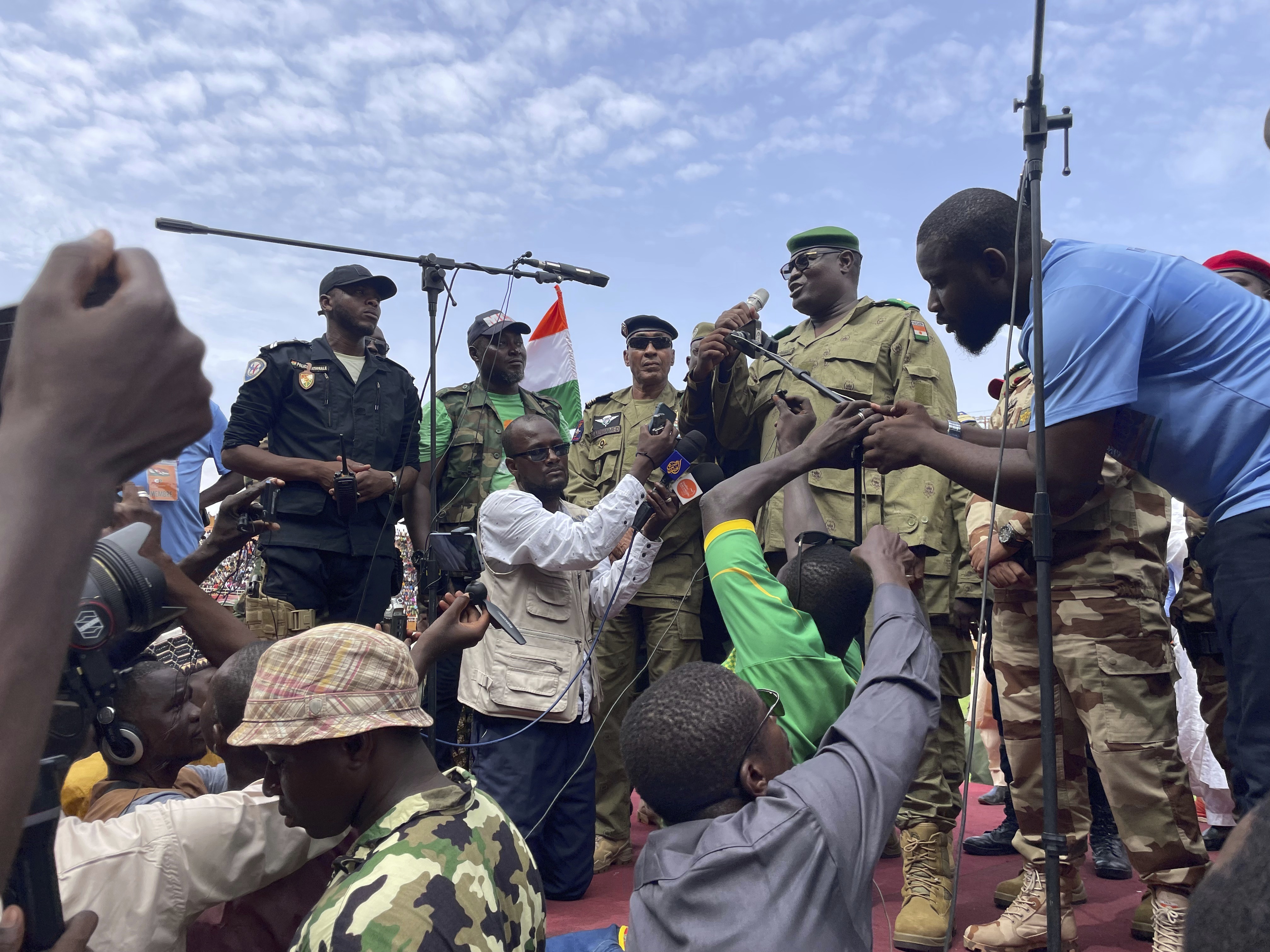 Mohamed Toumba, one of the soldiers who ousted Nigerian President Mohamed Bazoum