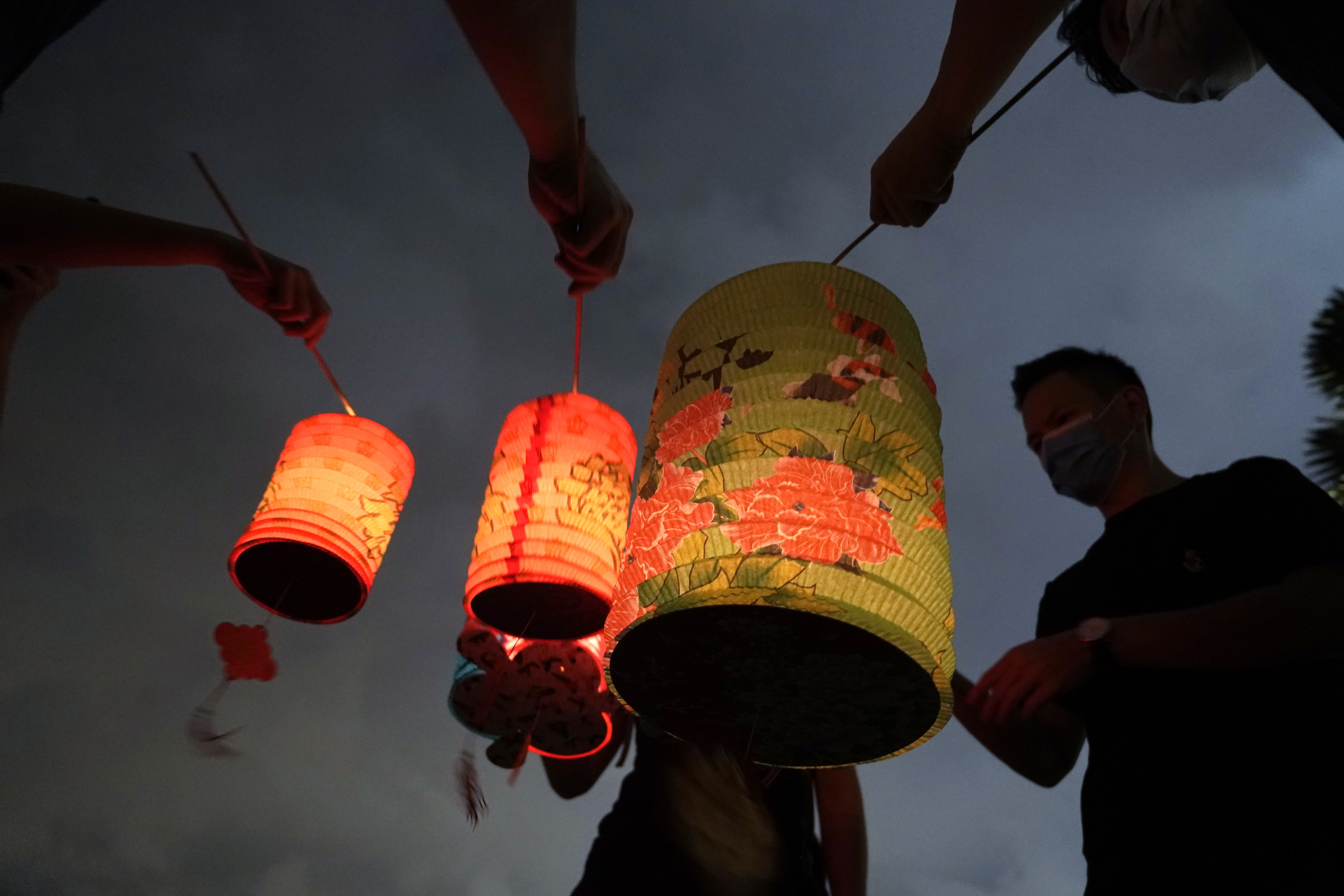 Lanterns are also a key part of the Mid-Autumn Festival