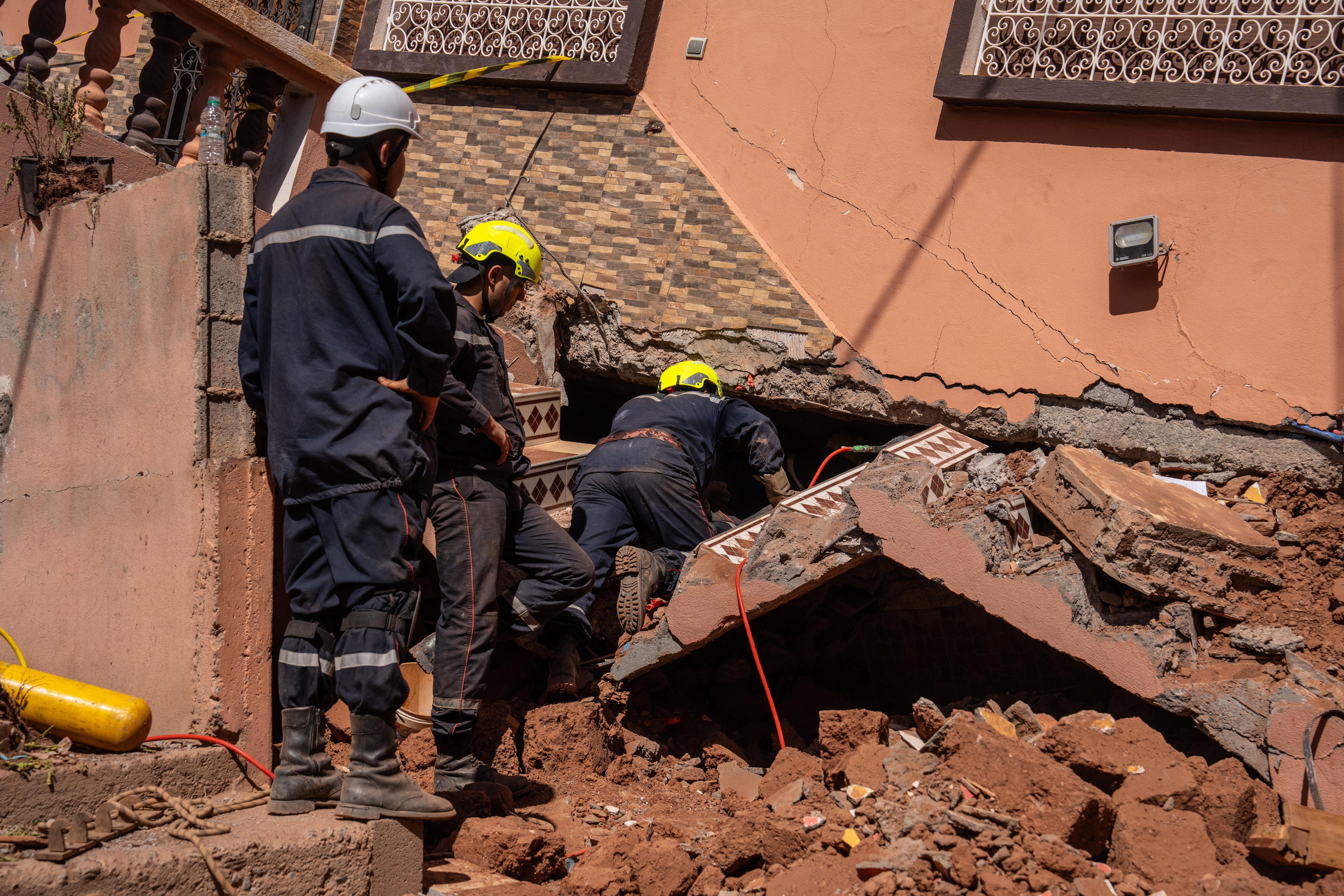 Emergency workers