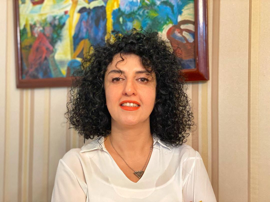 Iranian human rights activist and the vice president of the Defenders of Human Rights Center (DHRC) Narges Mohammadi