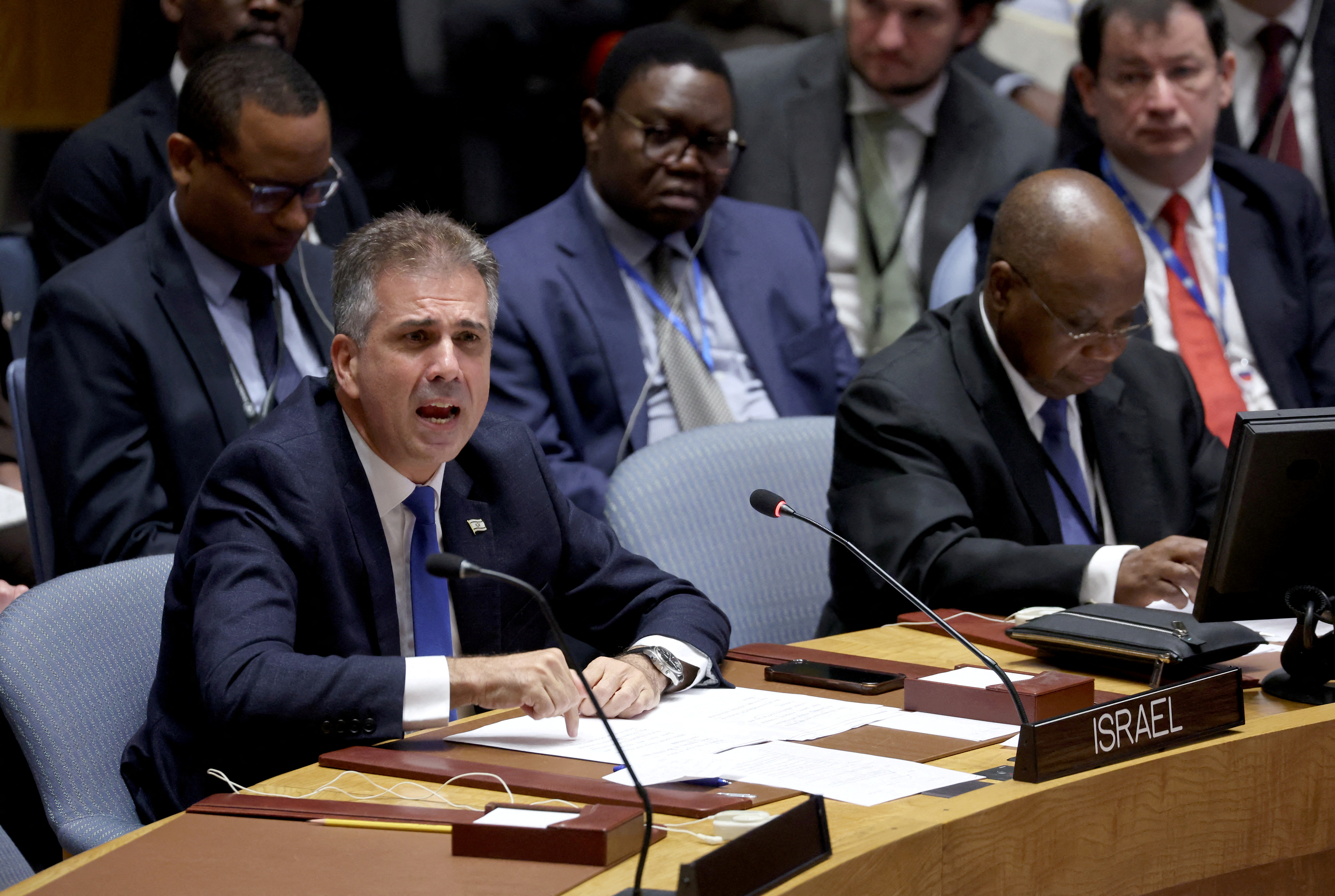 Israel's Foreign Affairs Minister Eli Cohen