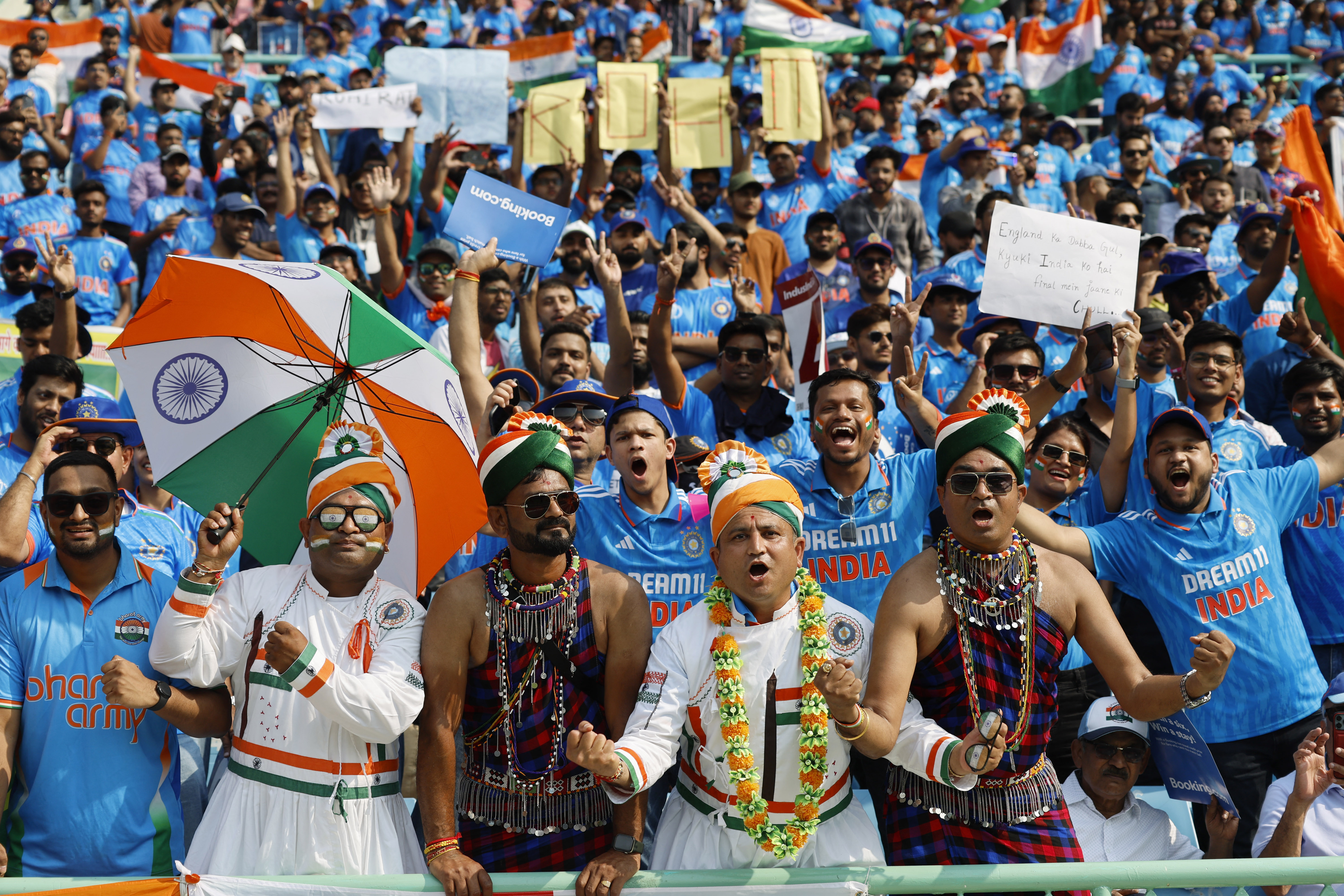 India fans have attended their side’s matches in huge numbers