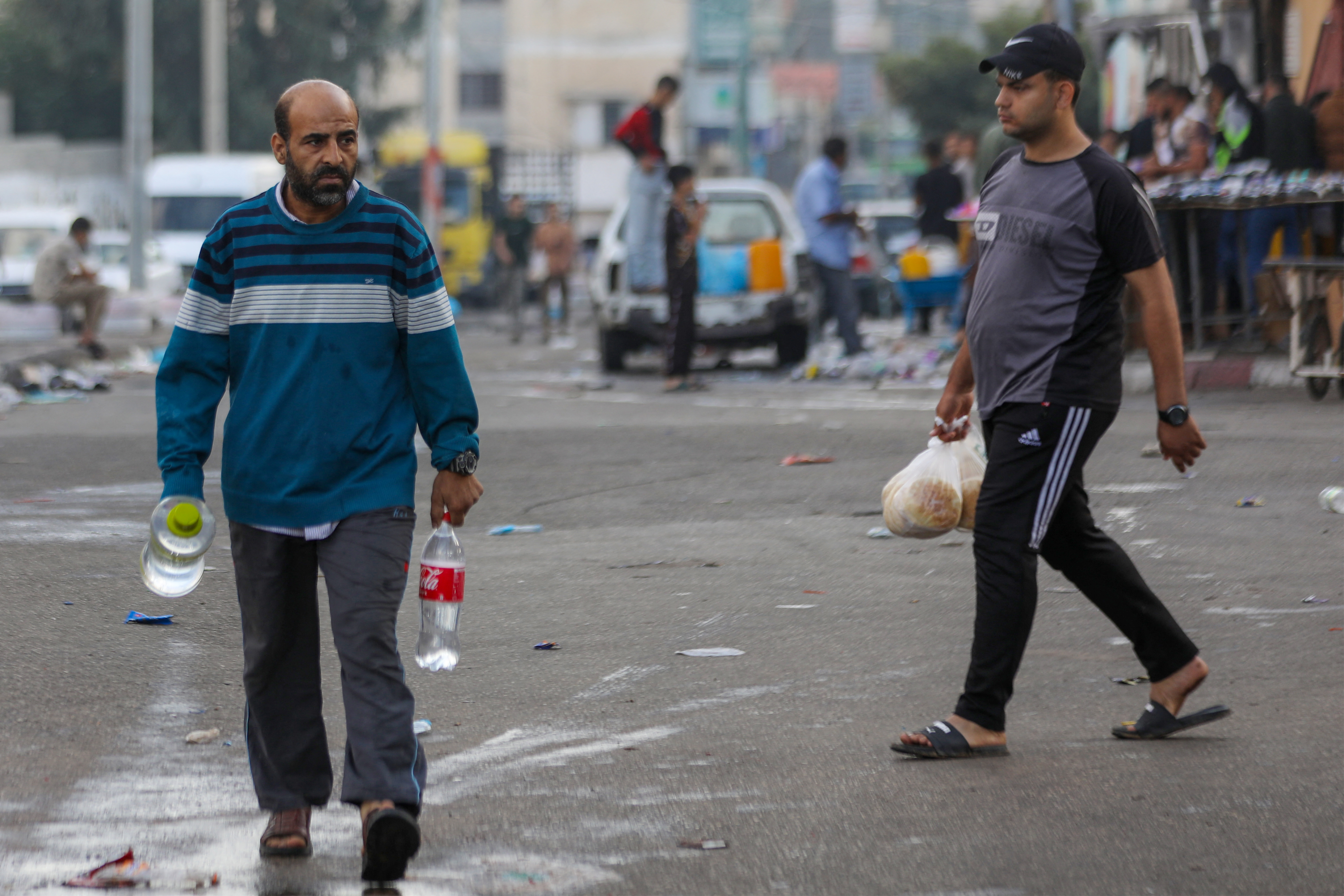 Bread and water are keeping Palestinians going, but it's uncertain for how much longer