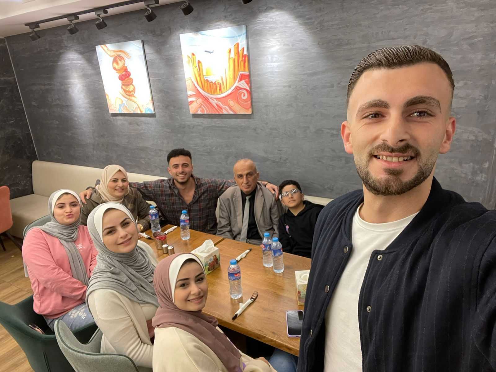 My brother Adham when he came to Gaza to see us in November 2022 after an absence of 10 years [Courtesy of Aseel Mousa]