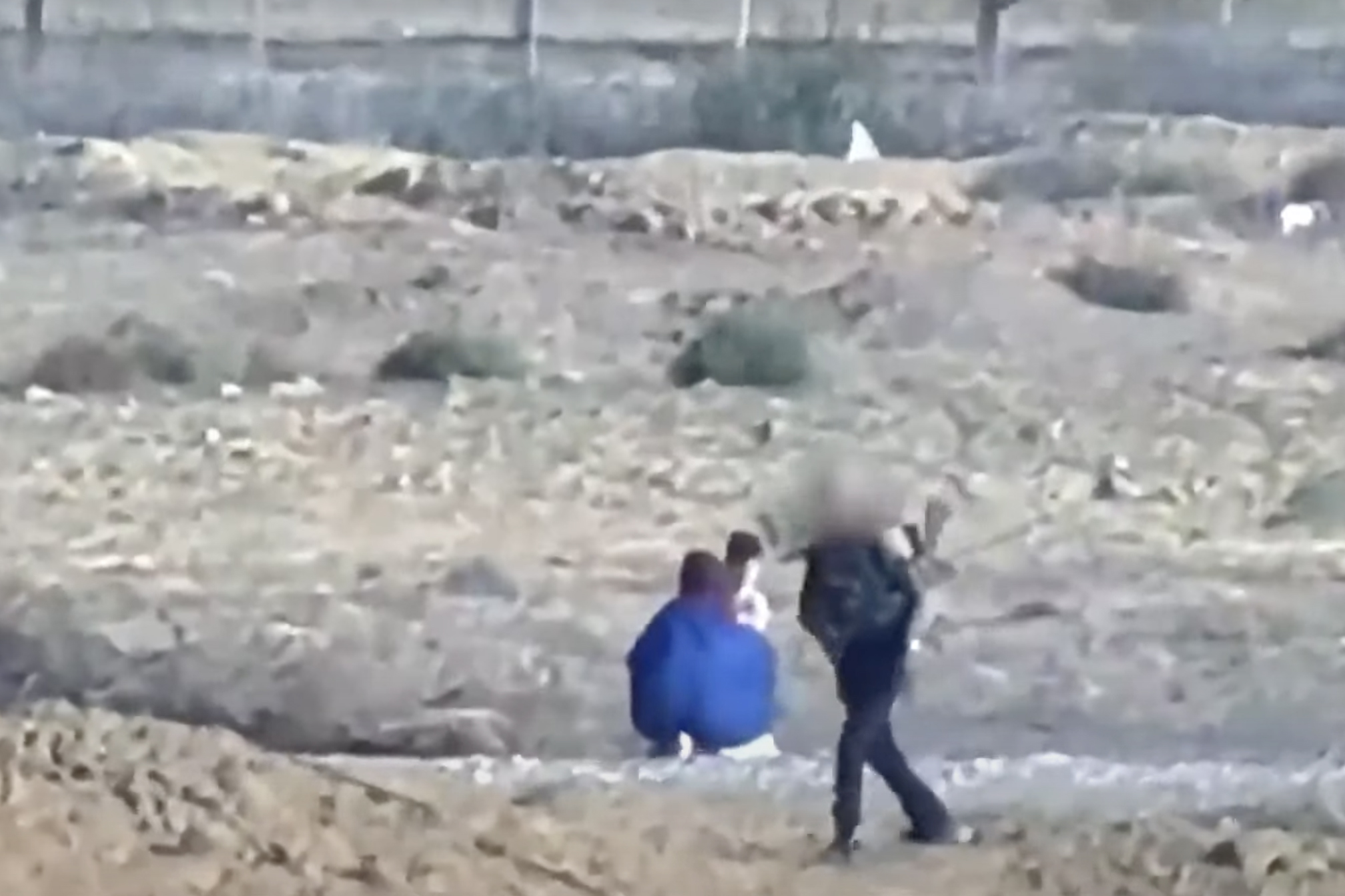 Hamas’s al-Qassam Brigades has released a video appearing to show the release of a female hostage and two children.