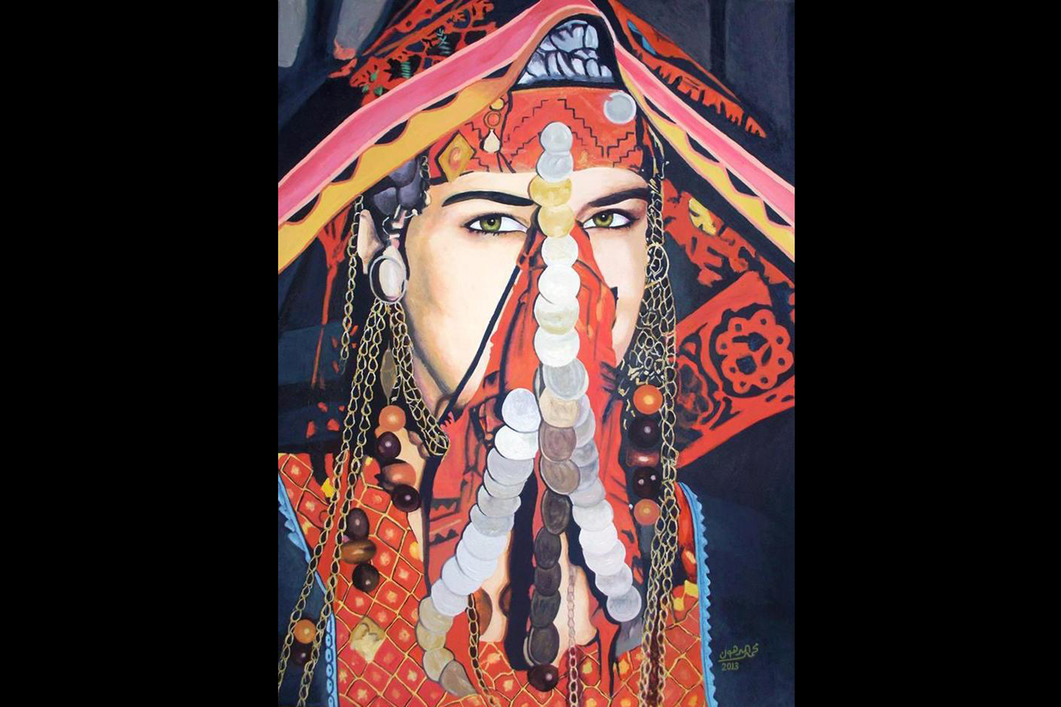 Almadhoun’s 2013 work titled Badia [Courtesy of Mohammed Almadhoun]