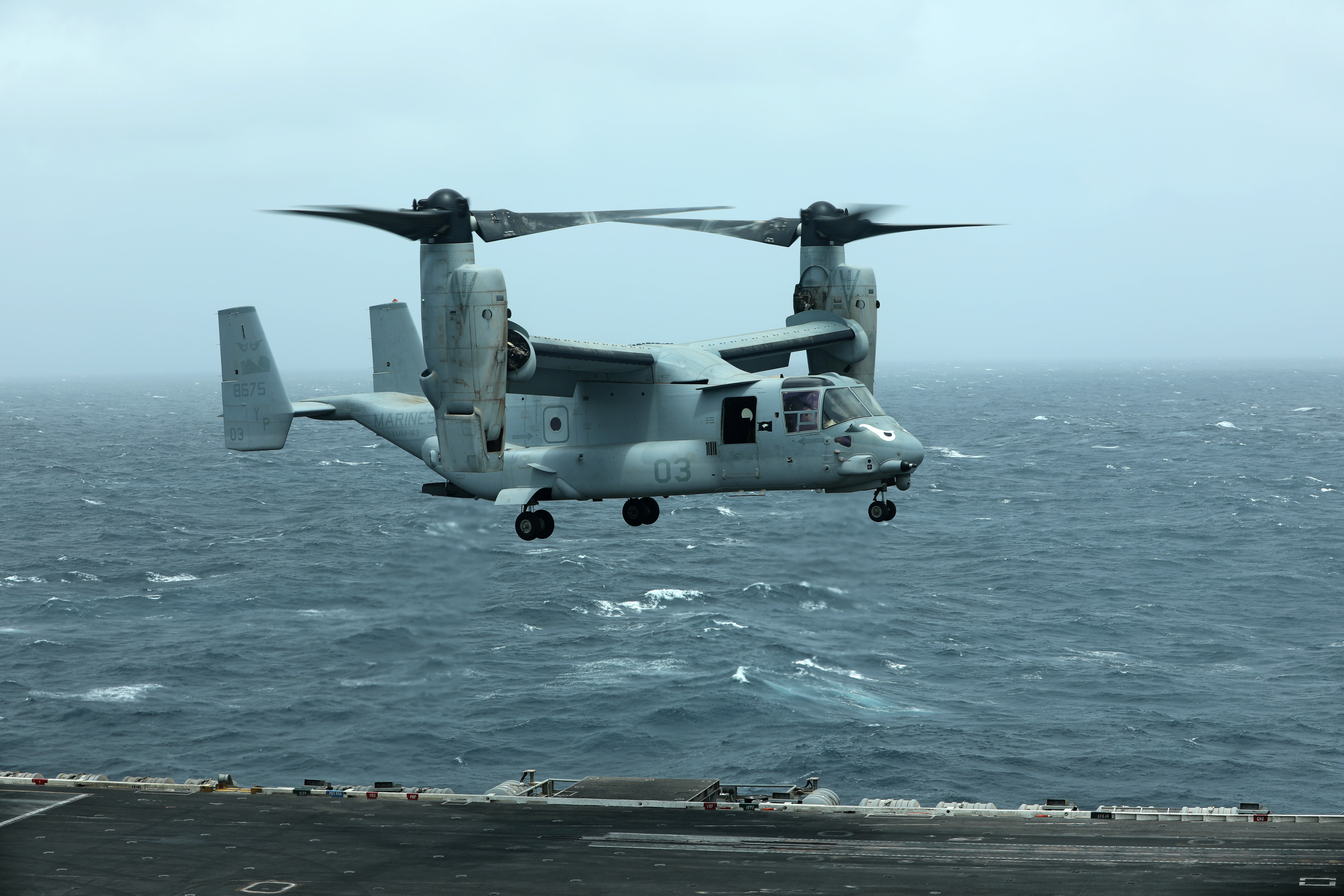 The hybrid Osprey aircraft