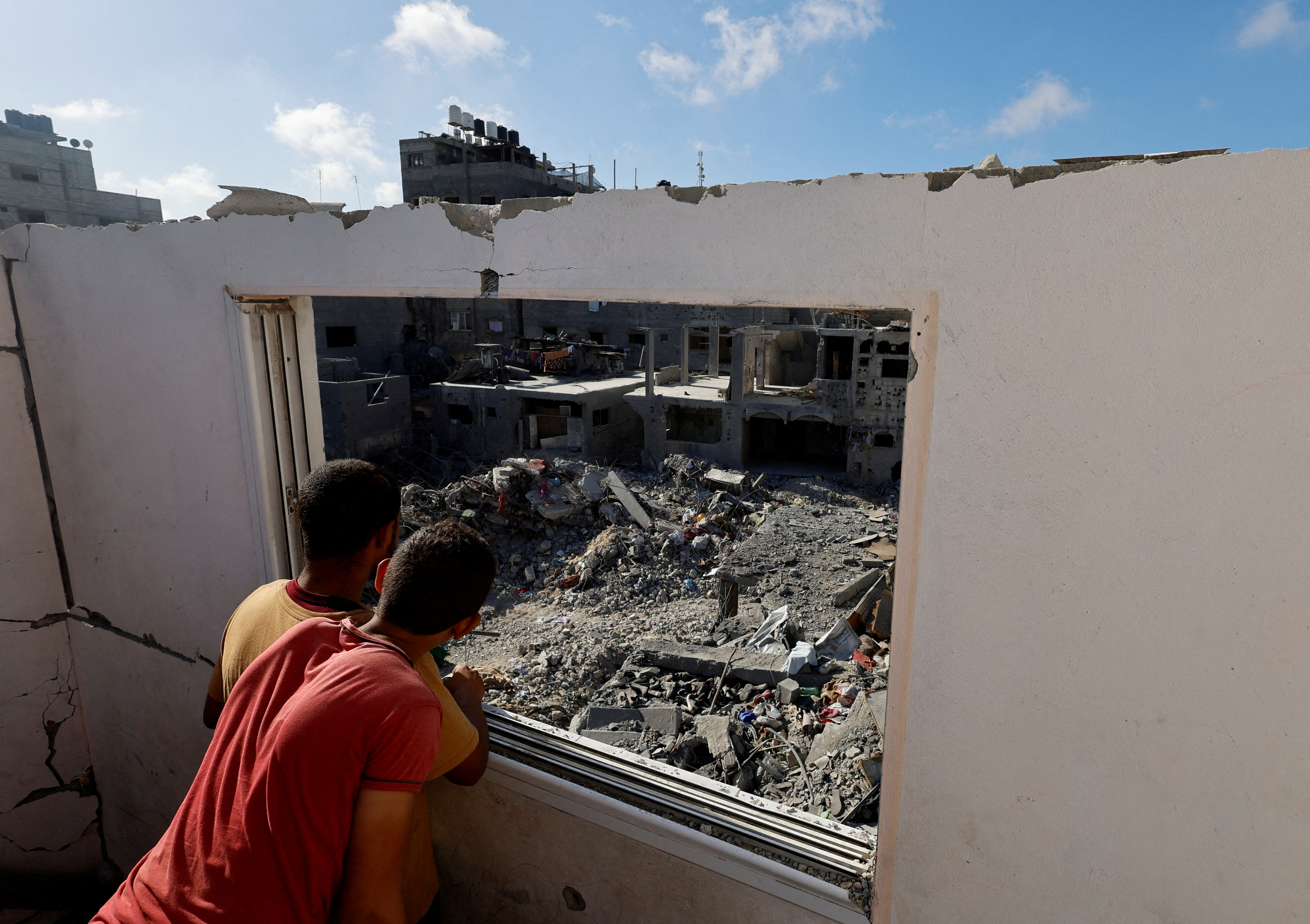 Palestinians in the Gaza Strip