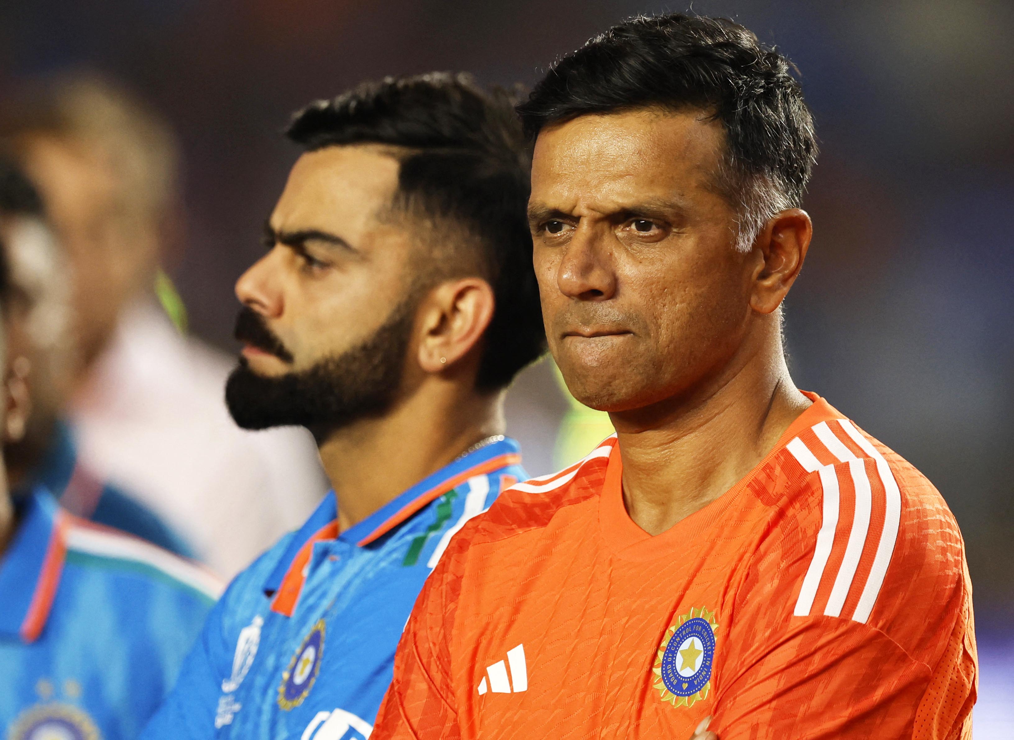 India coach Rahul Dravid and Virat Kohli