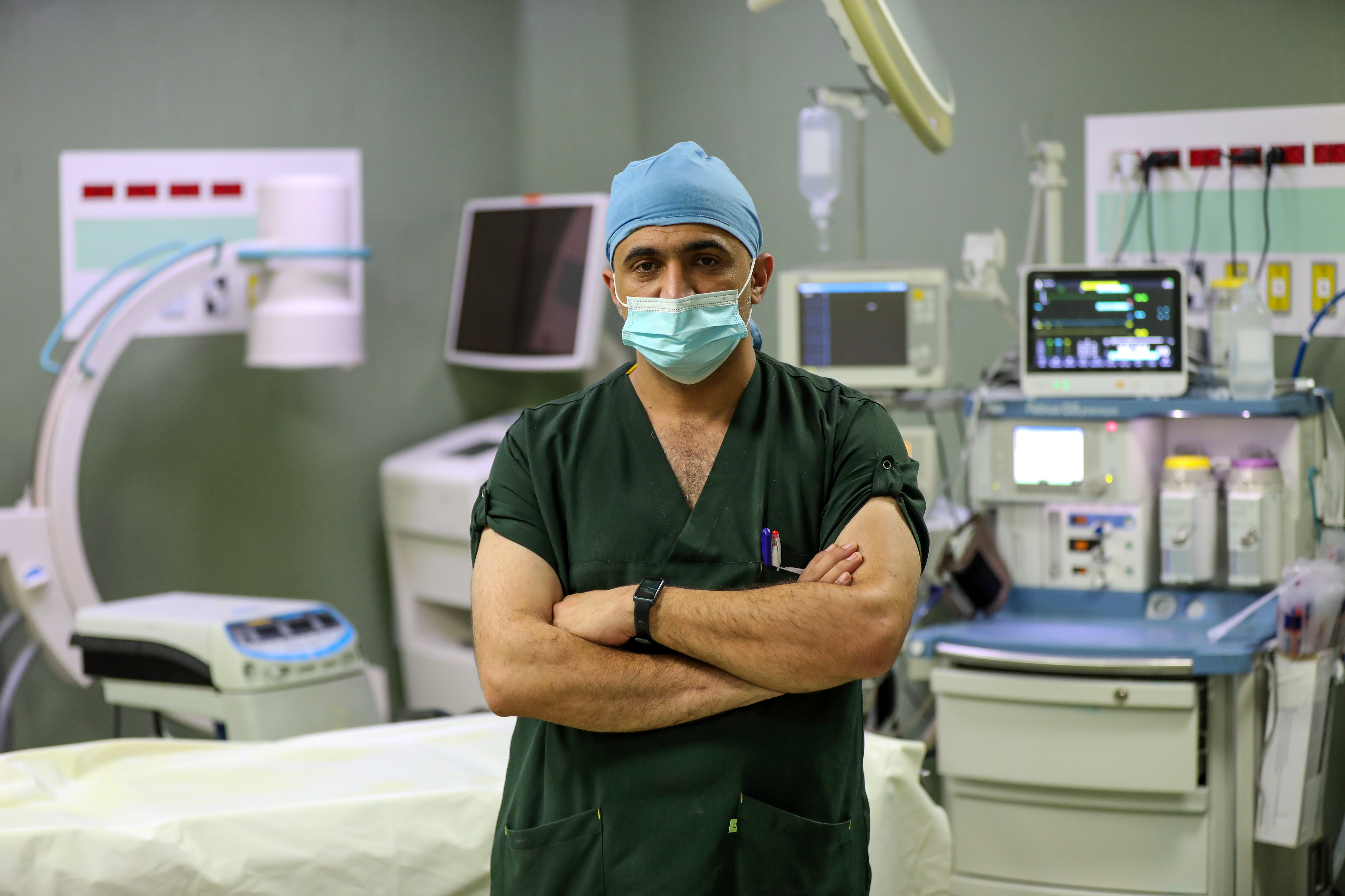 Ahmad Ismail al-Zayyan, orthopaedic surgeon at Al-Aqsa Martyrs Hospital