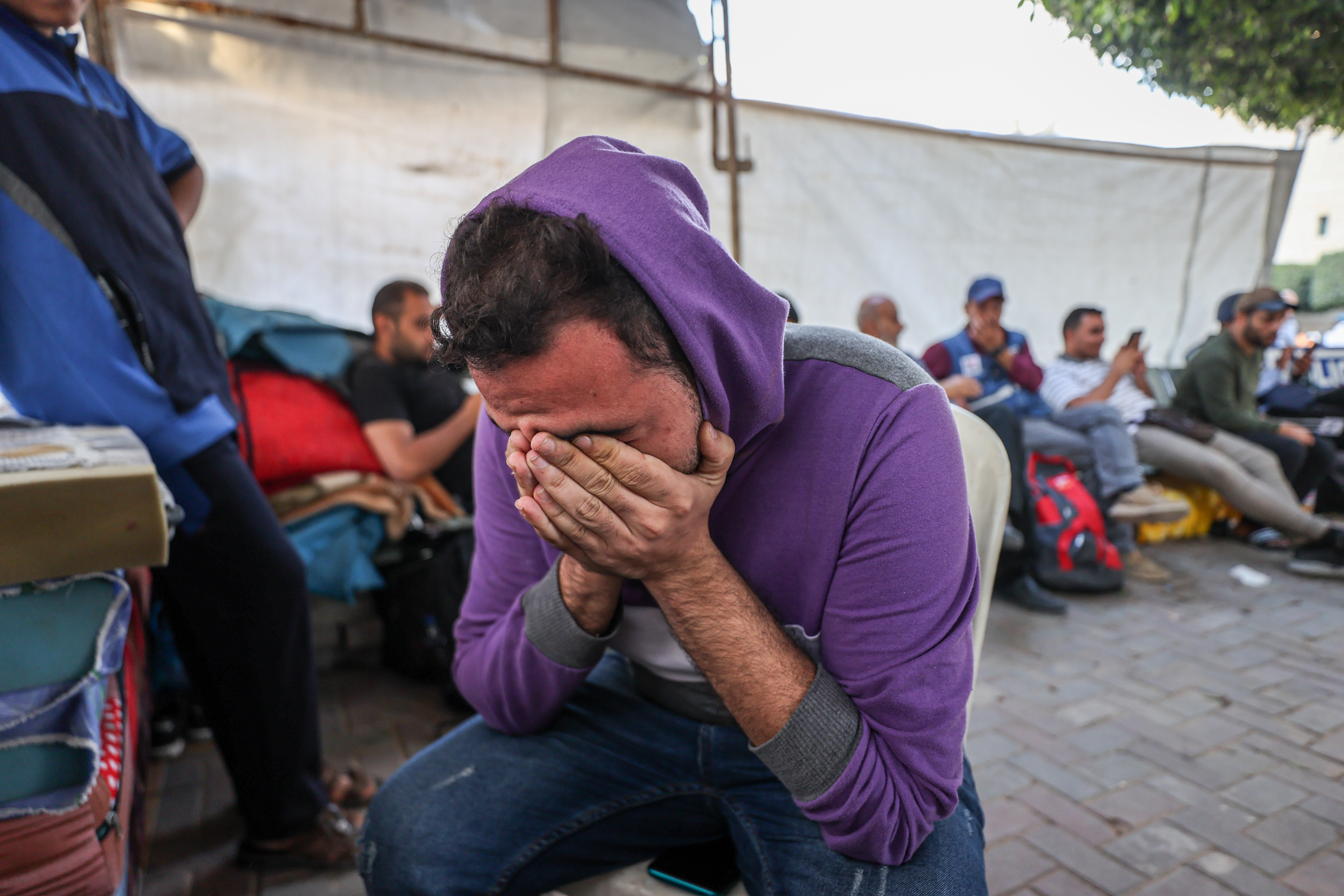 At times, Jawdat had to stop recounting the horrors he had seen to simply cry