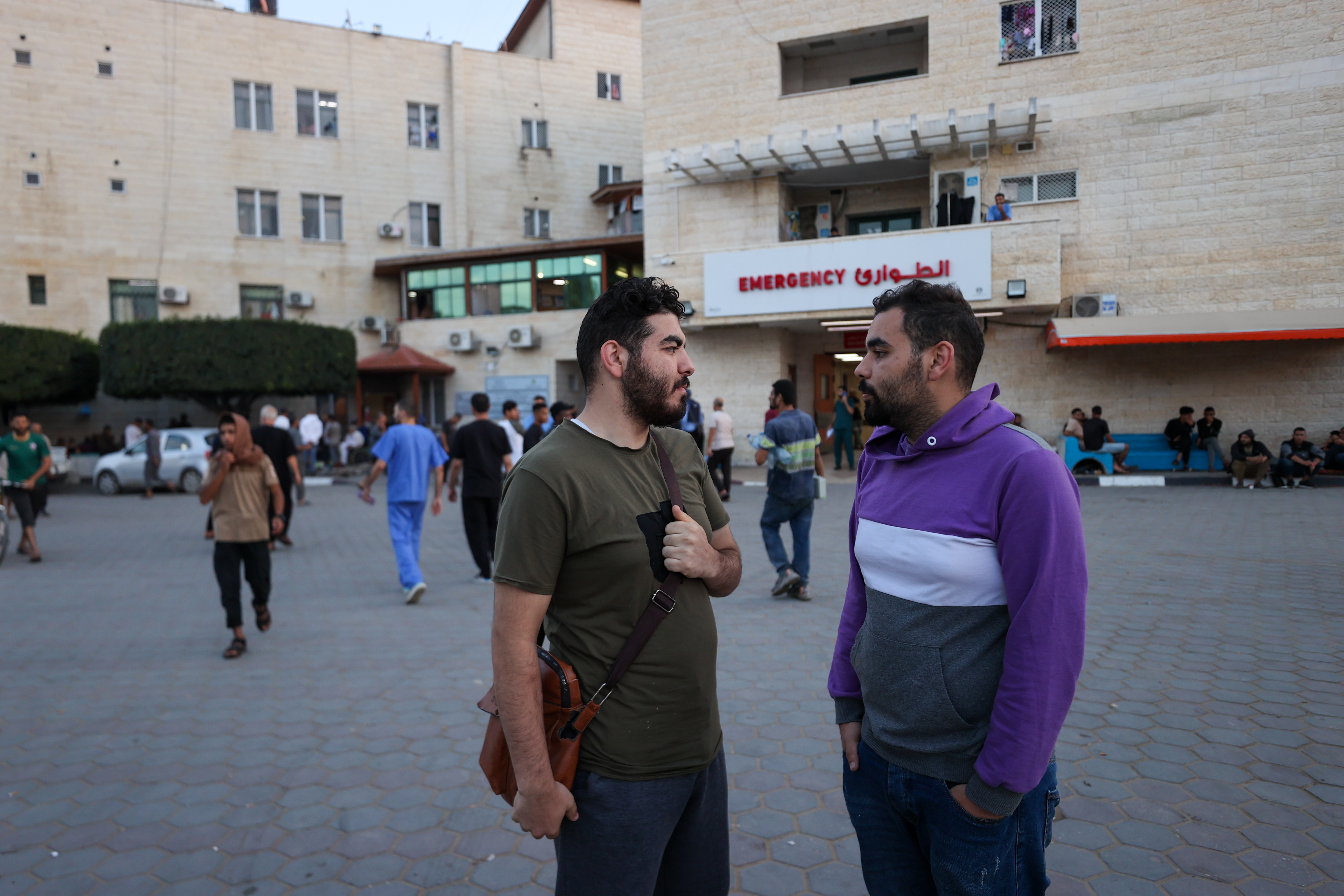 Jawdat found his brother, Ahmed, in Deir el-Balah