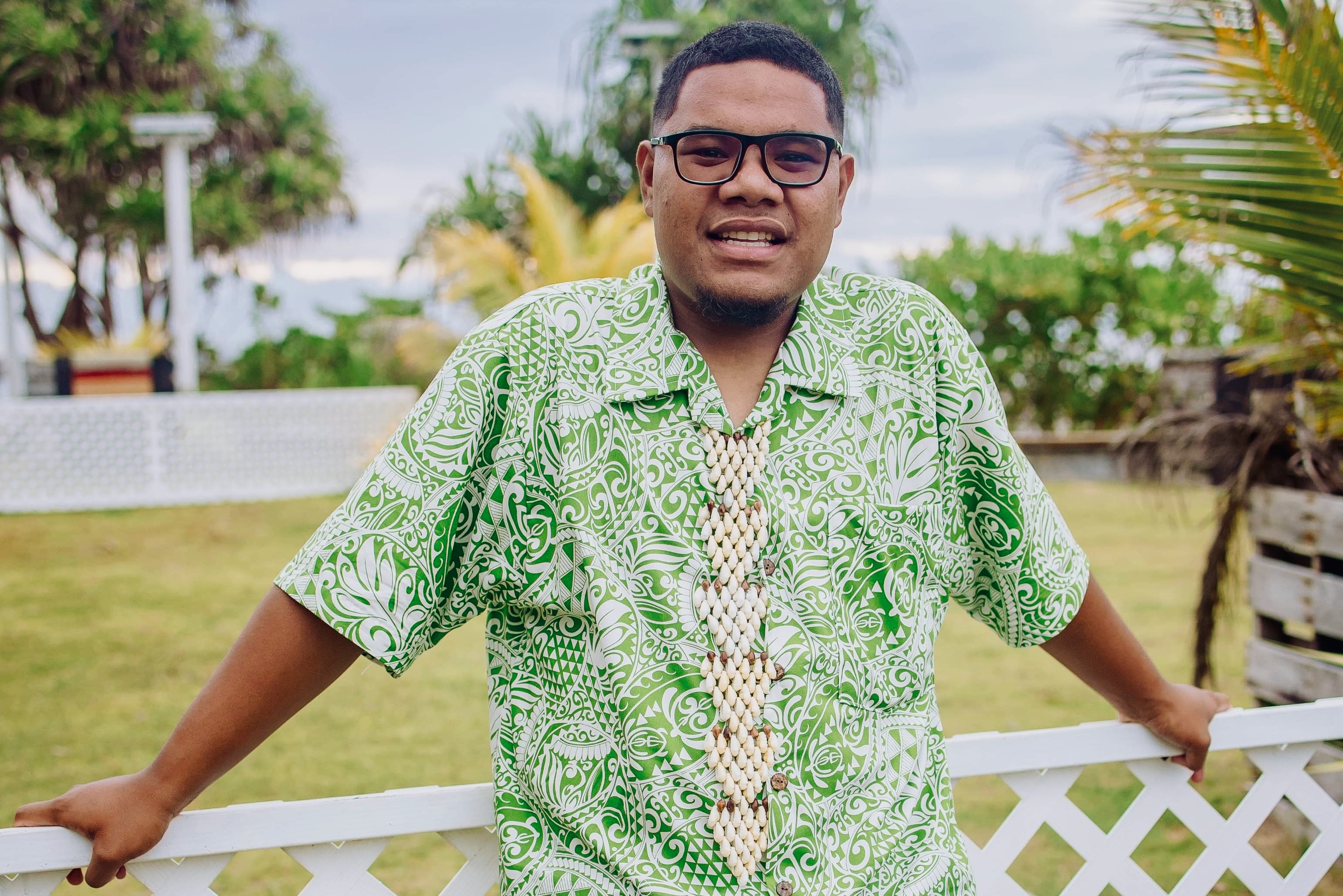 Youth climate activist Litokne Kabua at home in Ebeye, Marshall Islands