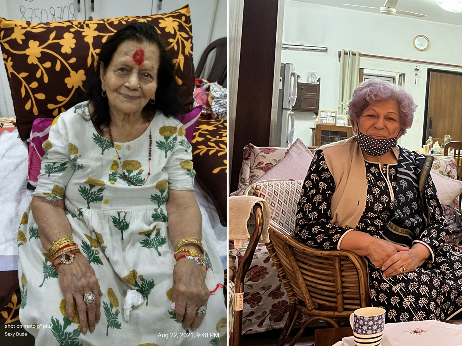 Kamal Kumar (left) and Kanchan Arora (right)