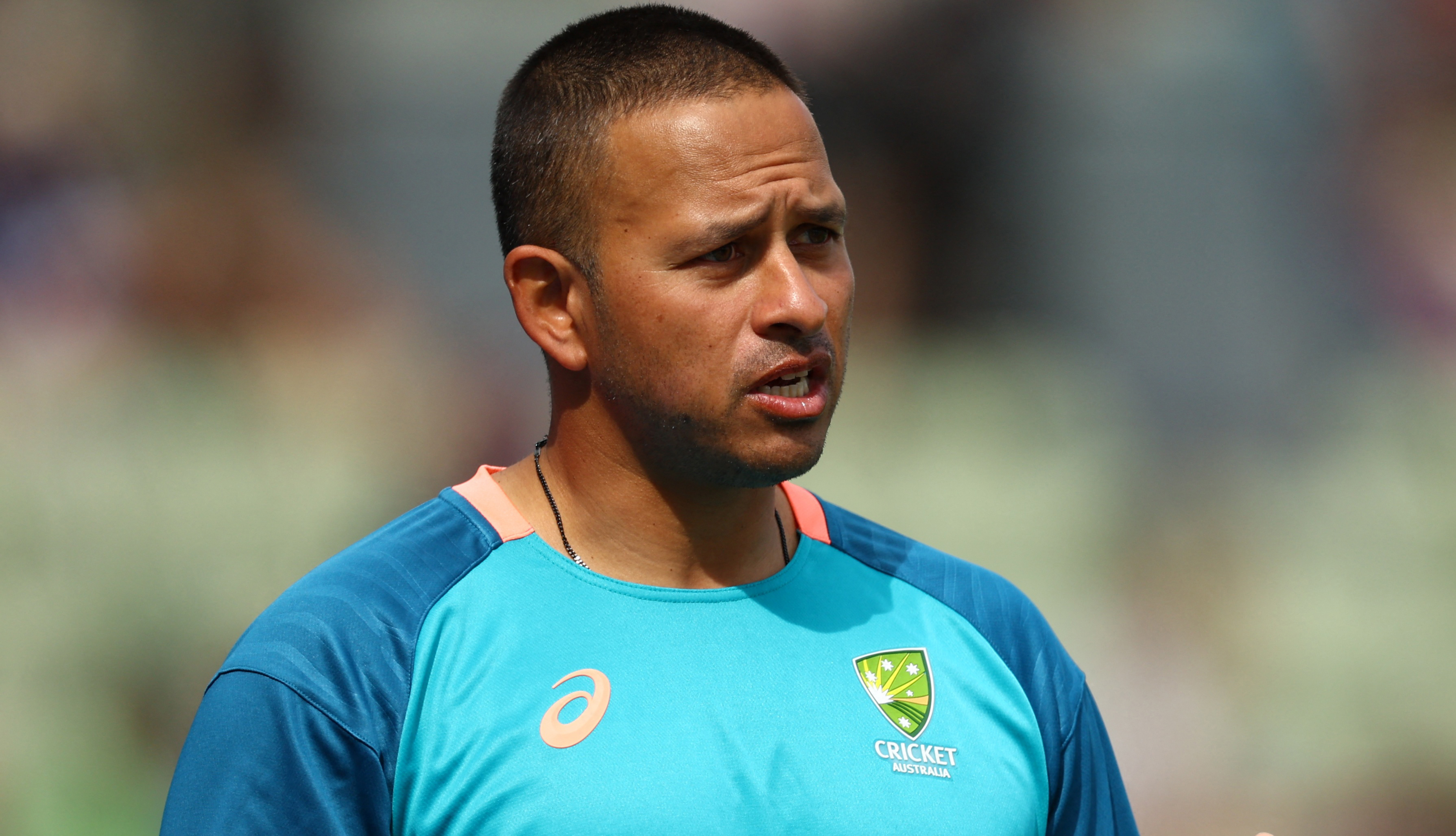 Cricket - Ashes - First Test - England v Australia - Edgbaston Cricket Ground, Birmingham, Britain - June 19, 2023 Australia's Usman Khawaja before the start of the day's play Action Images via Reuters/Paul Childs